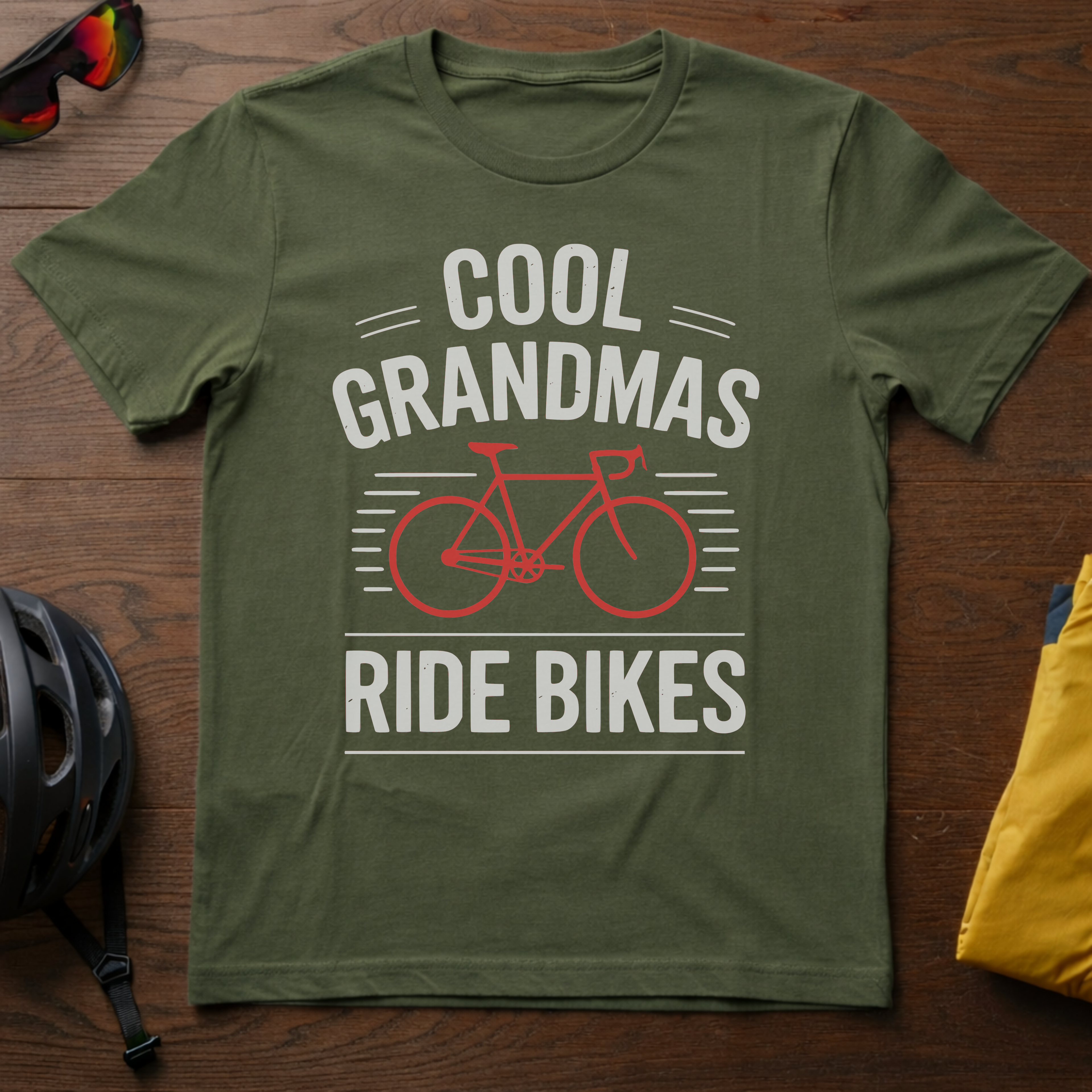 Cool Grandmas Ride Bikes Tee - Chainline Collective