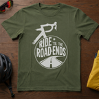 Ride 'Til the Road Ends Tee - Chainline Collective