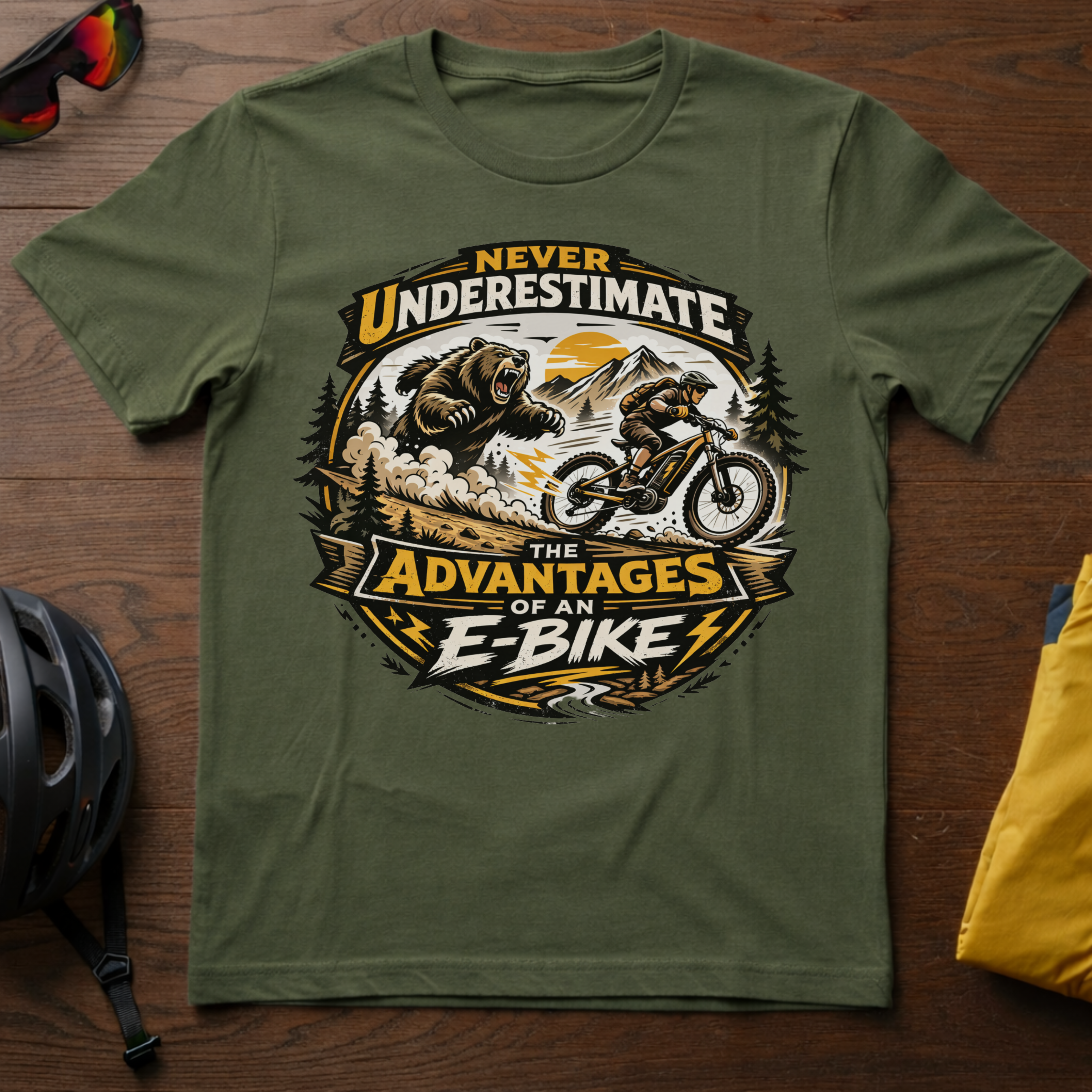 Never Underestimate the Advantages of an E-Bike Tee - Chainline Collective