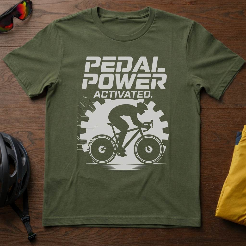 Pedal Power Activated Tee - Chainline Collective