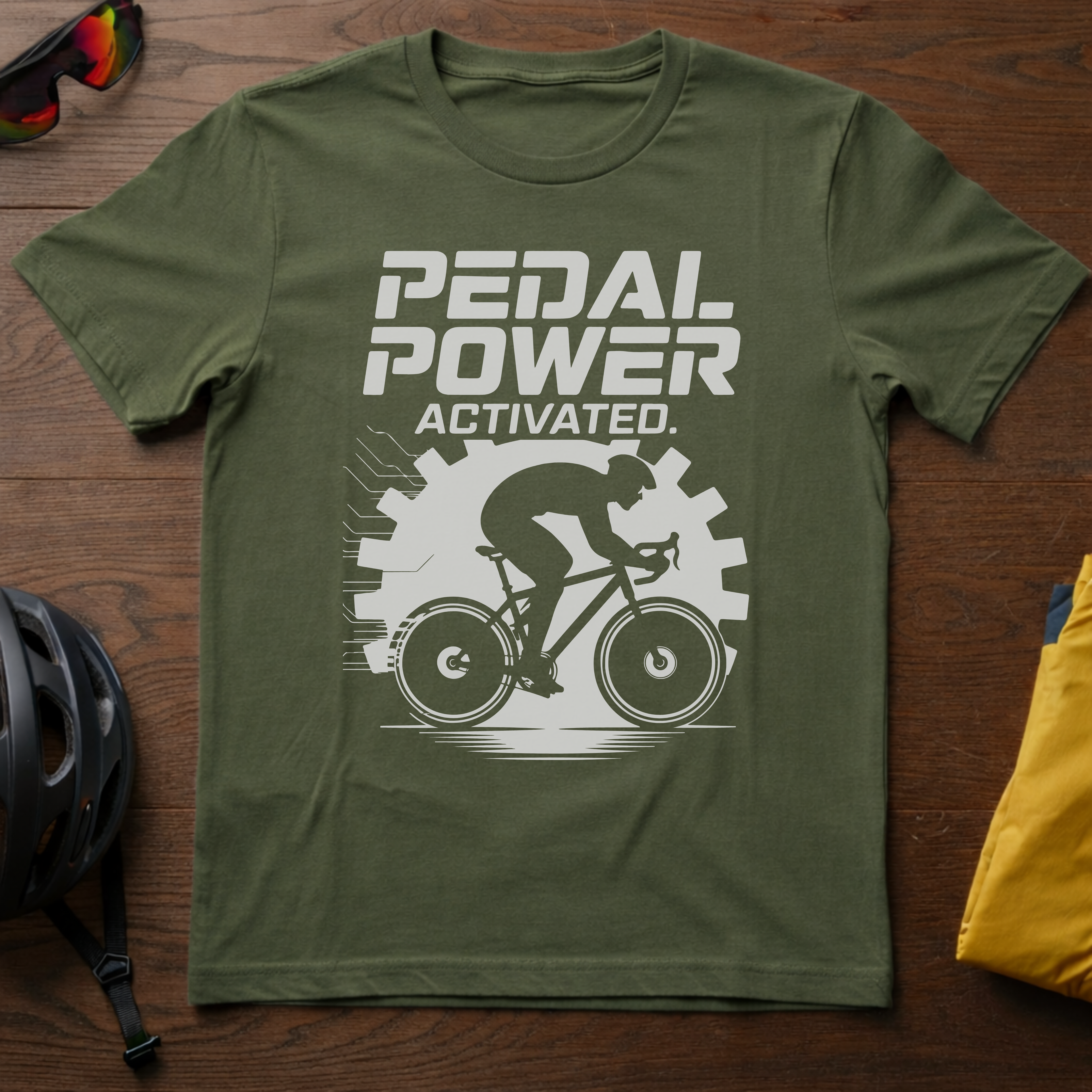 Pedal Power Activated Tee - Chainline Collective