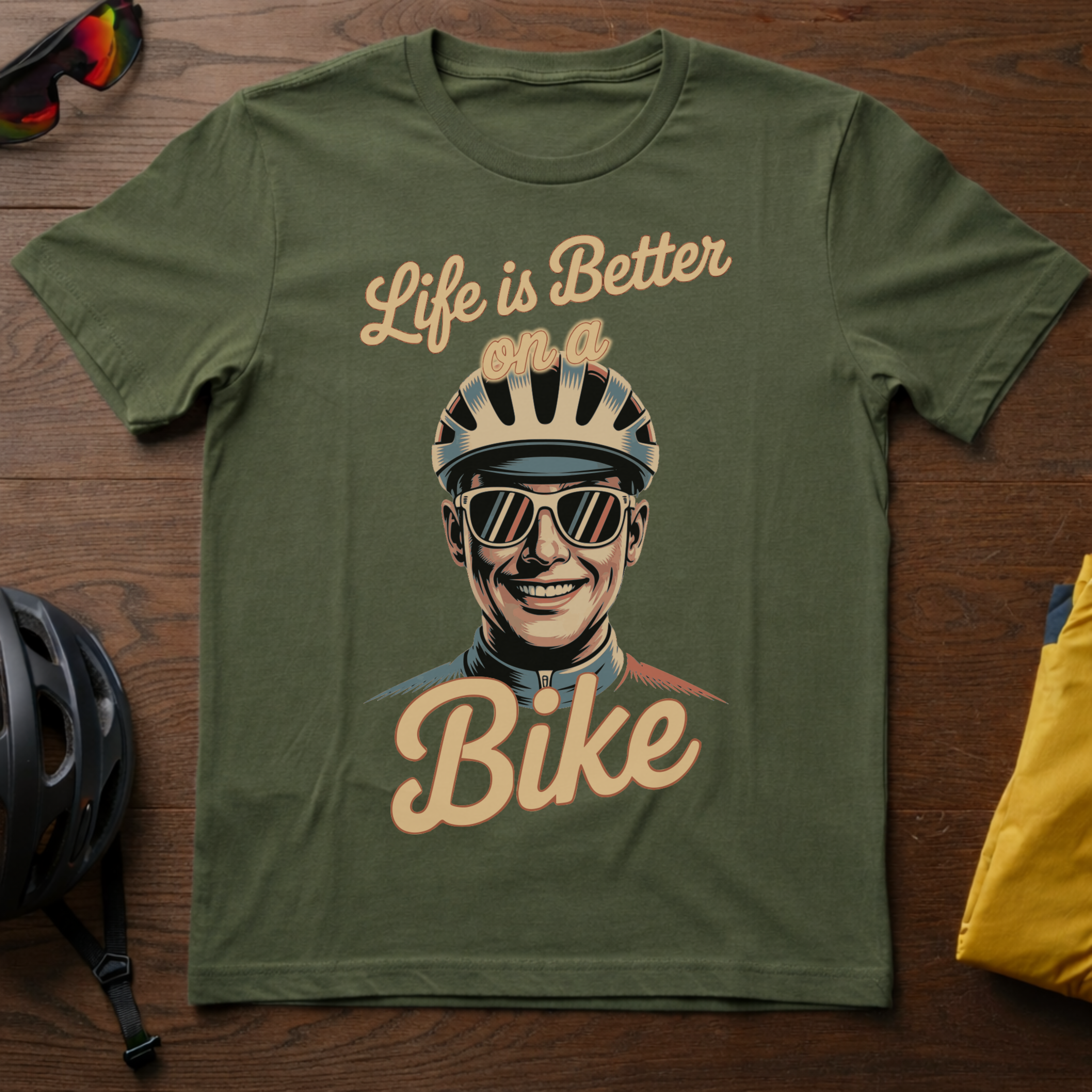 Life Is Better on a Bike Tee - Chainline Collective