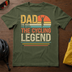 Dad: The Man, The Myth, The Cycling Legend Tee - Chainline Collective