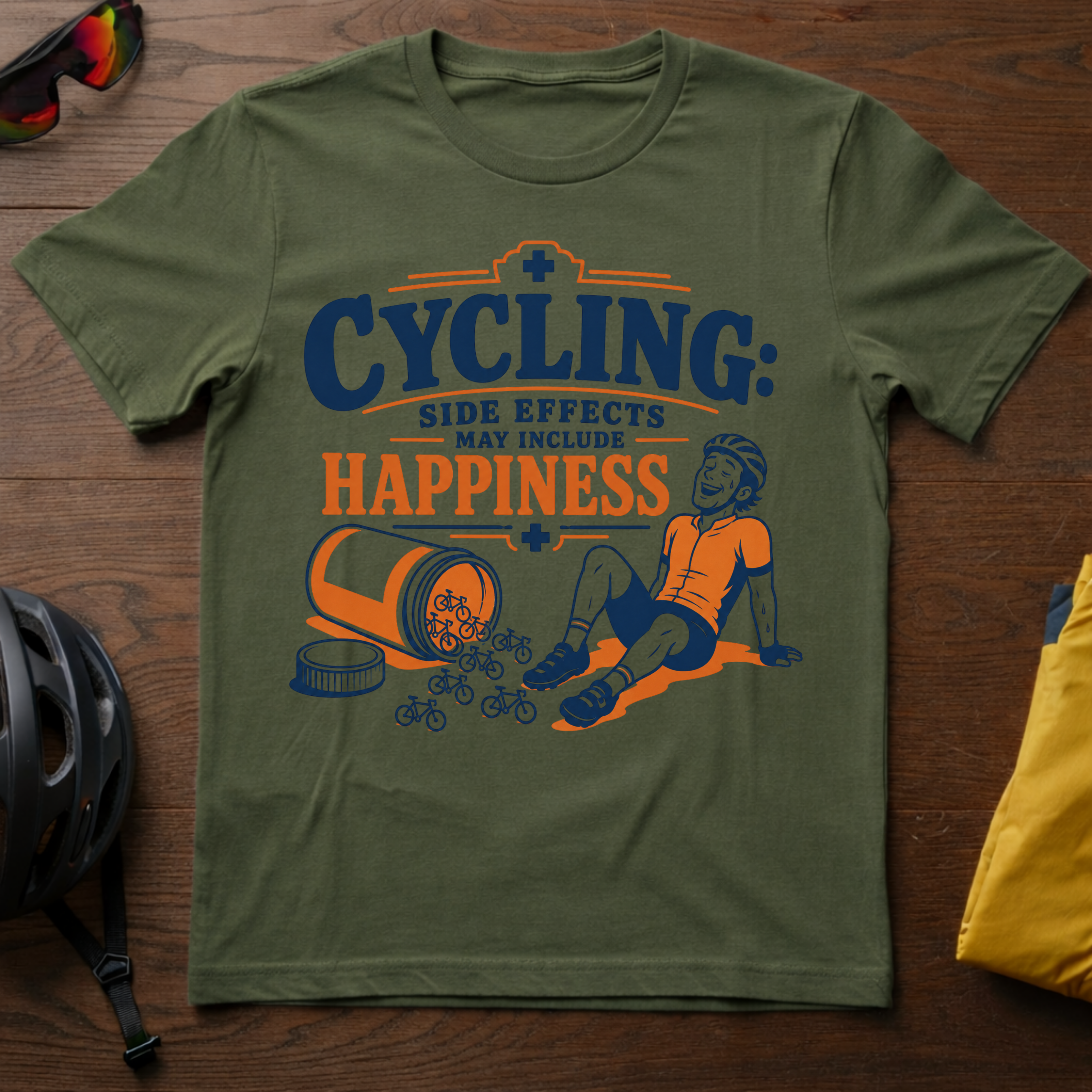 "Cycling: Side Effects May Include Happiness" Tee