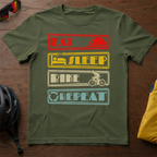 Eat Sleep Bike Repeat Tee - Chainline Collective