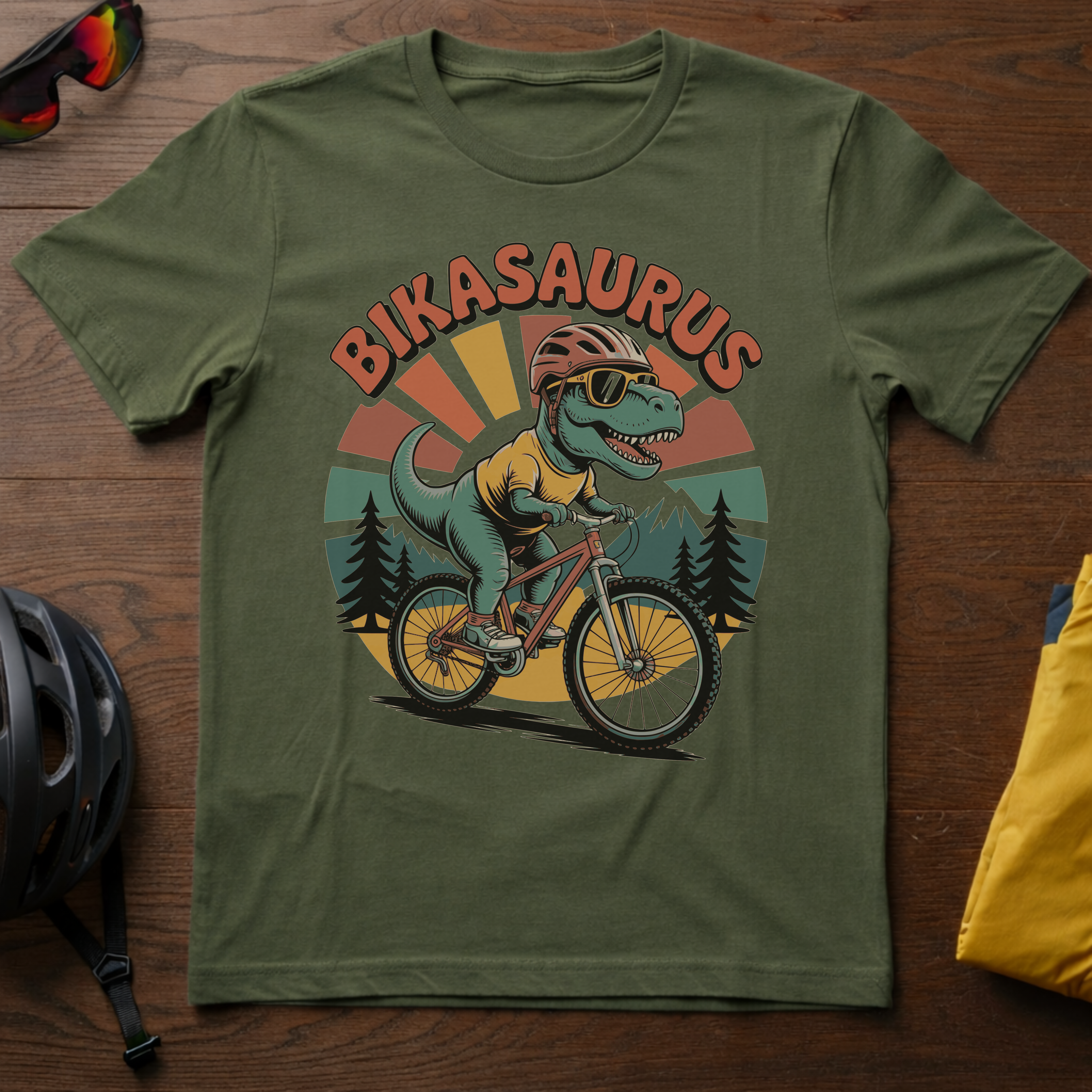 Bikasaurus Tee - Chainline Collective