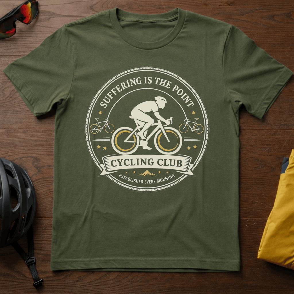 Suffering is the Point Cycling Club Tee - Chainline Collective