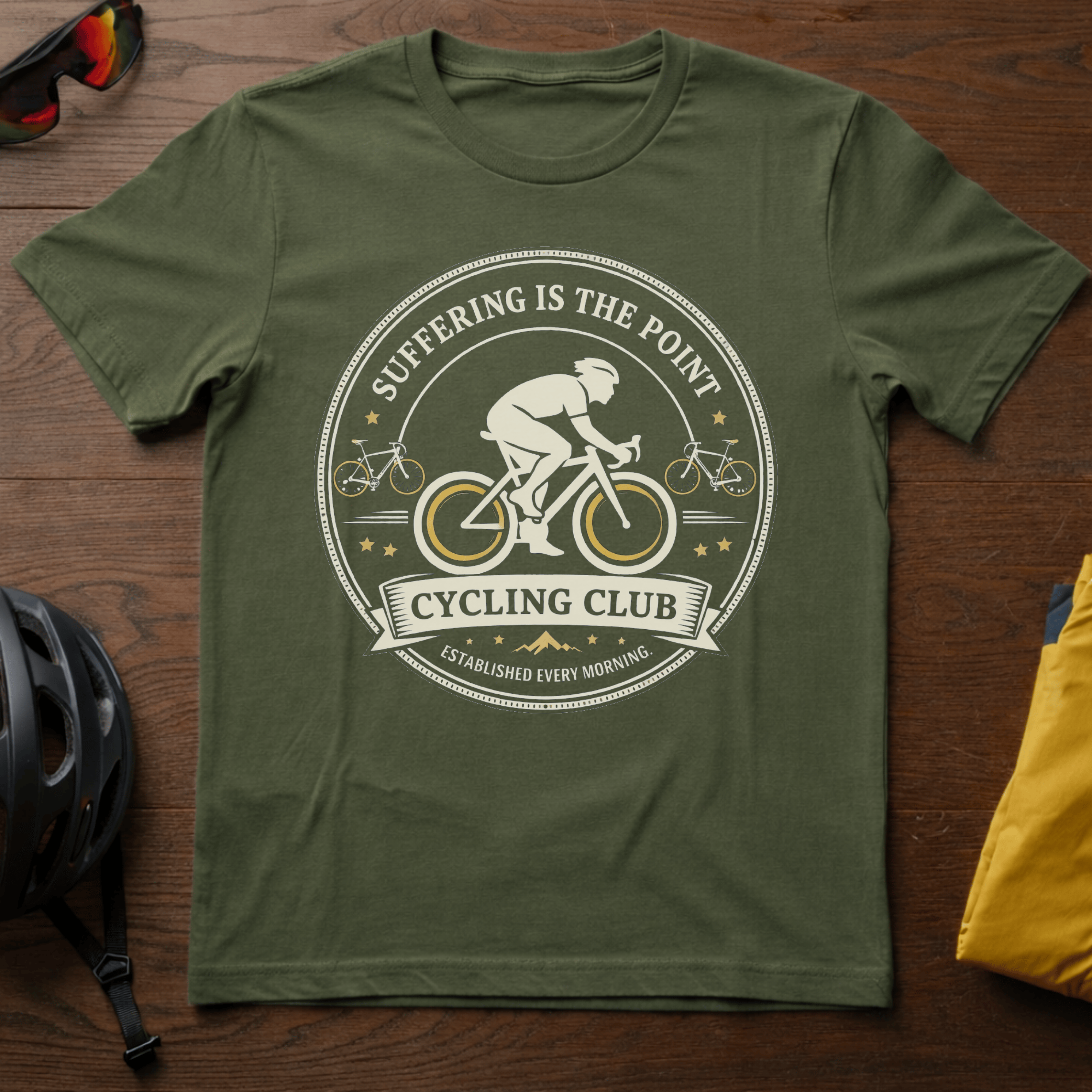 Suffering is the Point Cycling Club Tee - Chainline Collective