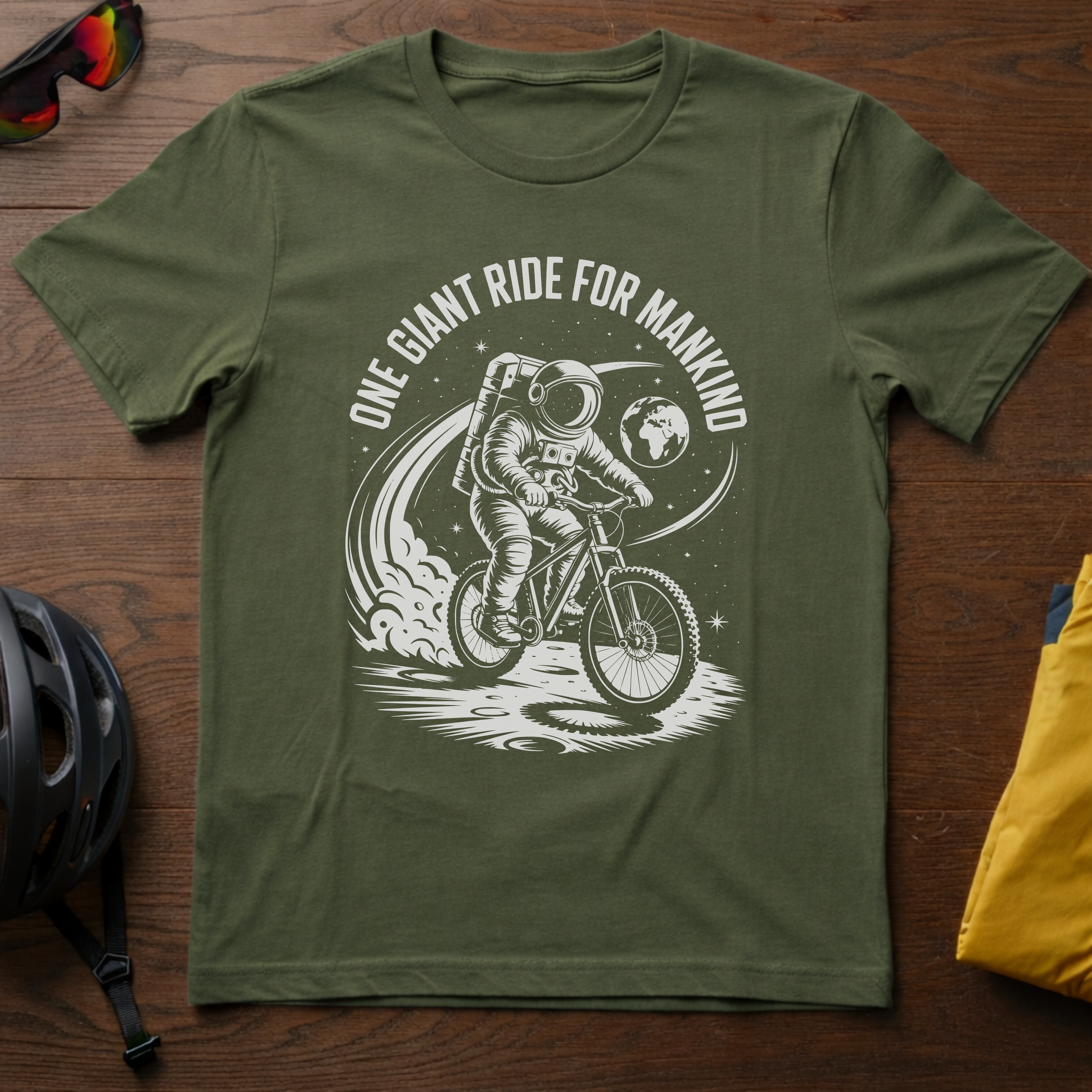 "One Giant Ride for Mankind" Tee - Chainline Collective