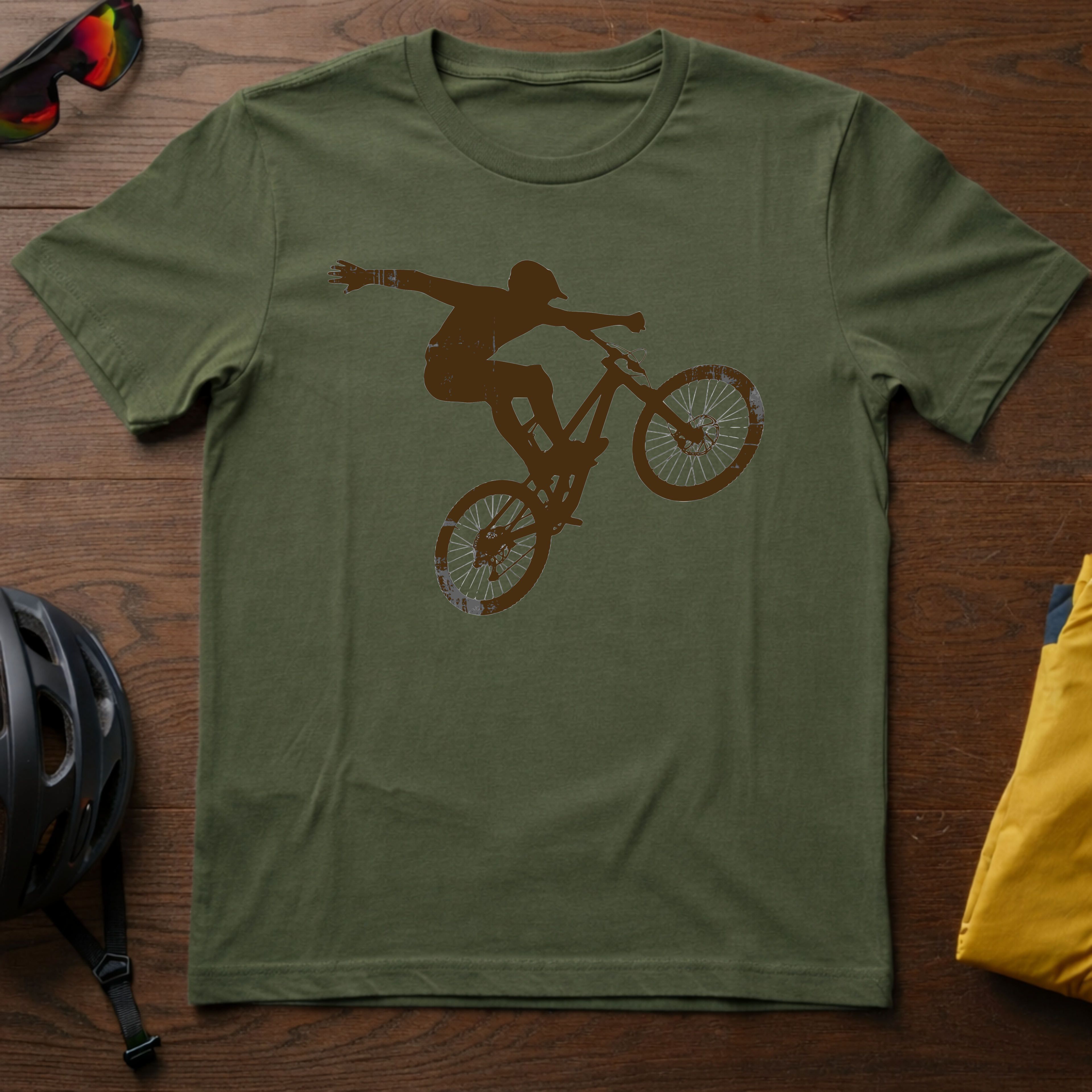 Mountain Bike Jump Silhouette Tee - Chainline Collective