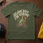 "Slow But I’m Vibin'" Turtle Tee - Chainline Collective