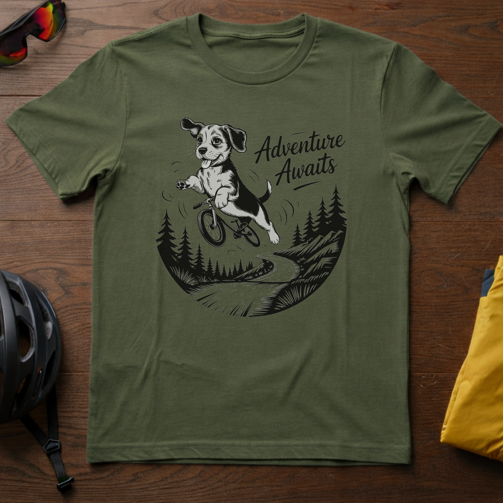Cycling Beagle -- Adventure Awaits - Chainline Collective