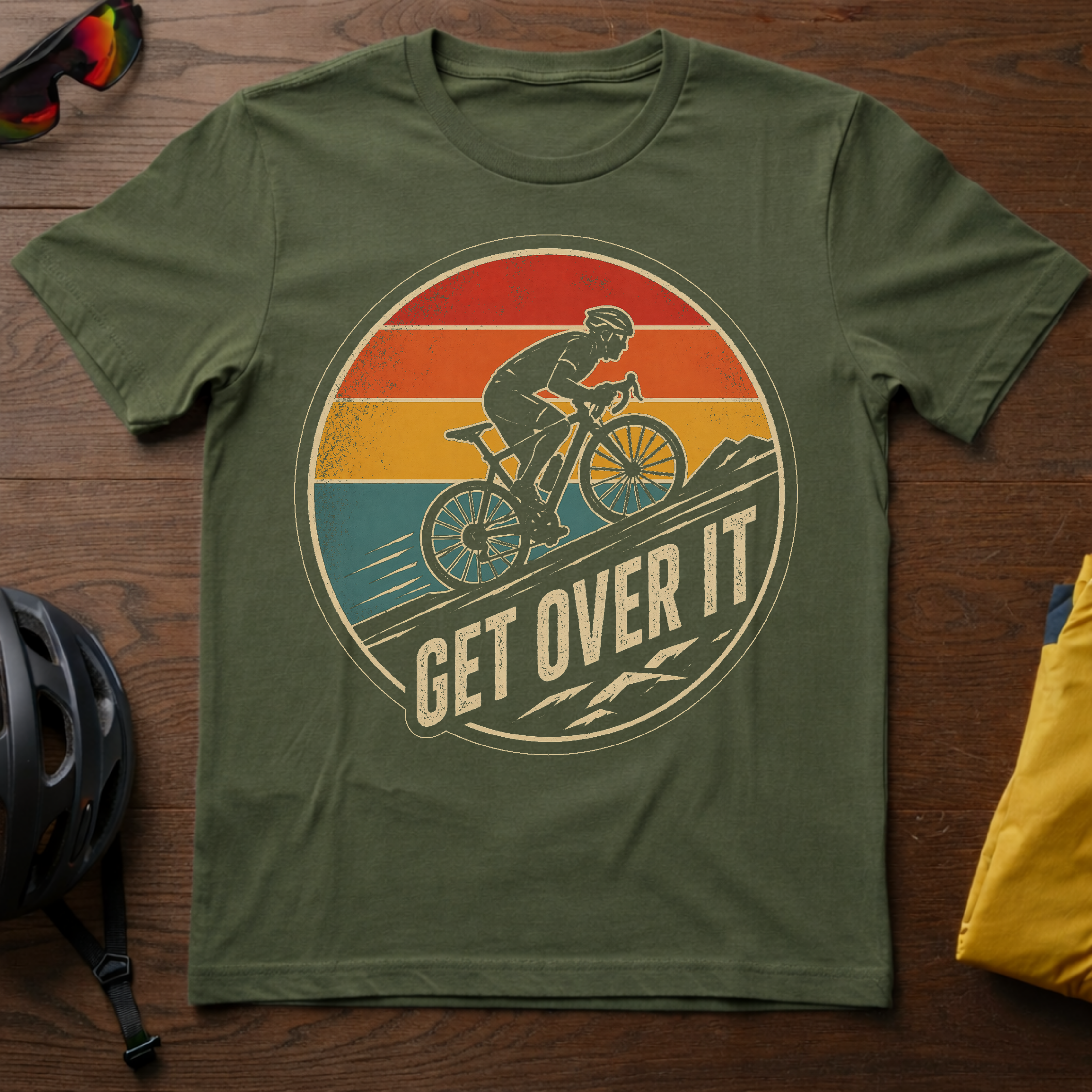 "Get Over It" Hill Climb Tee - Chainline Collective