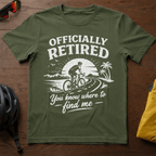 "Officially Retired..." Cyclist Tee - Chainline Collective