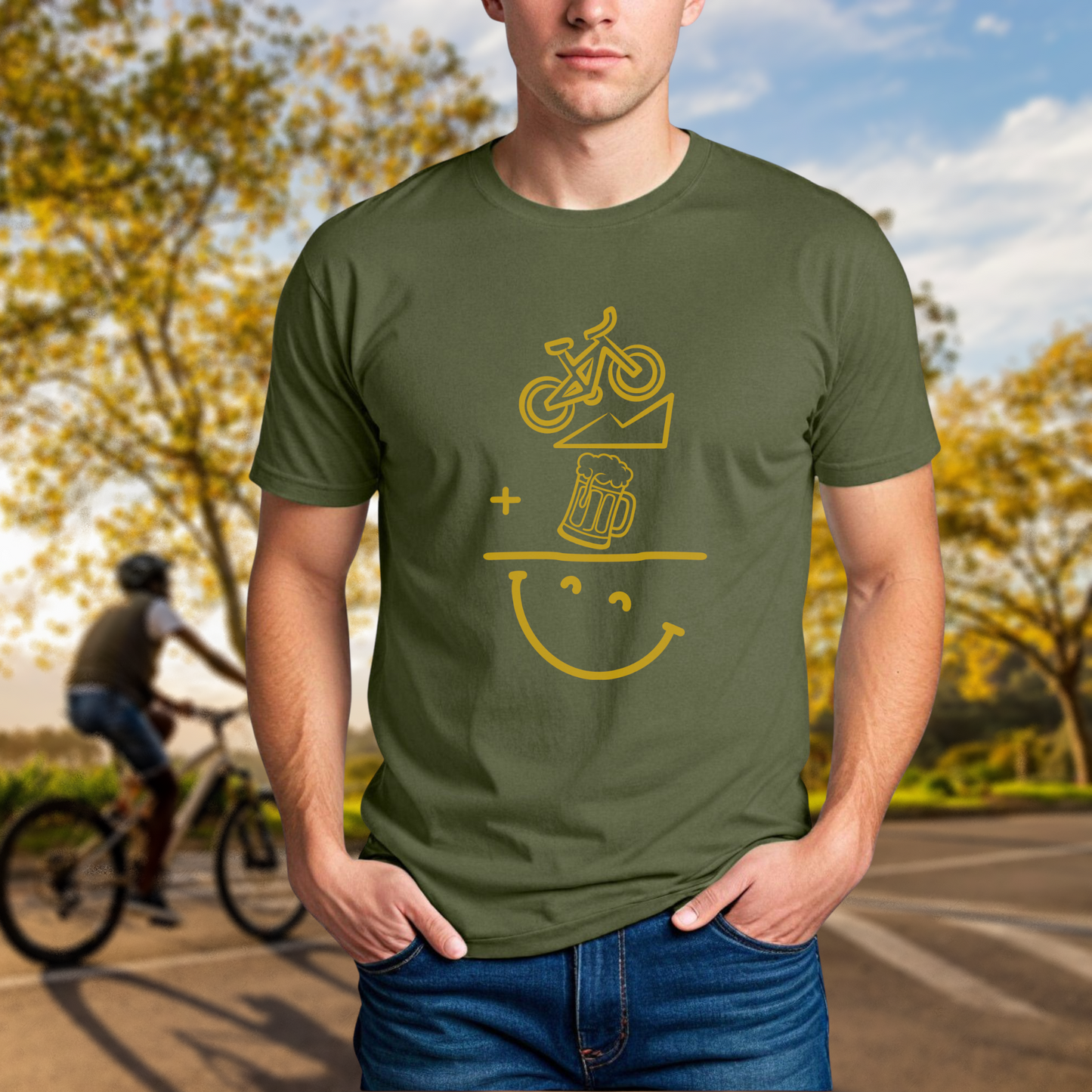 Mountain Bike + Beer = Happy - Chainline Collective