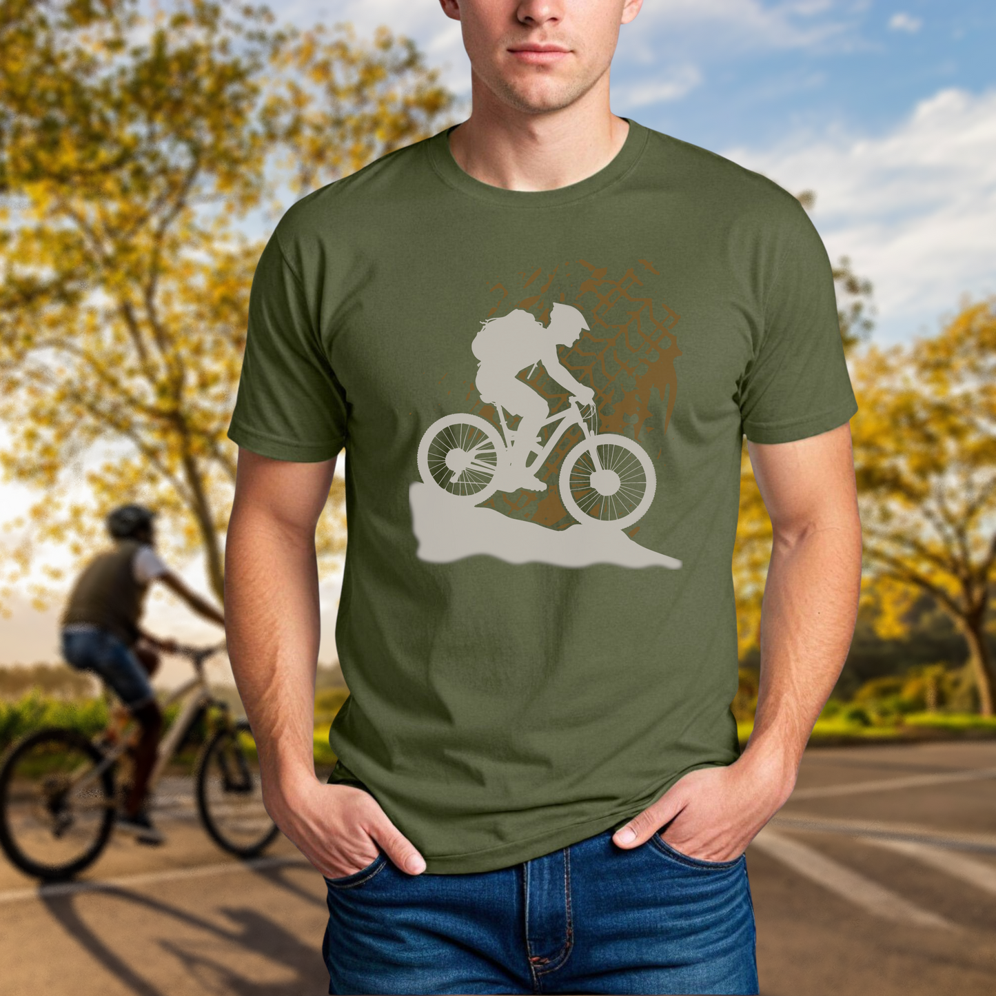 Mountain Bike Tread Silhouette - Chainline Collective