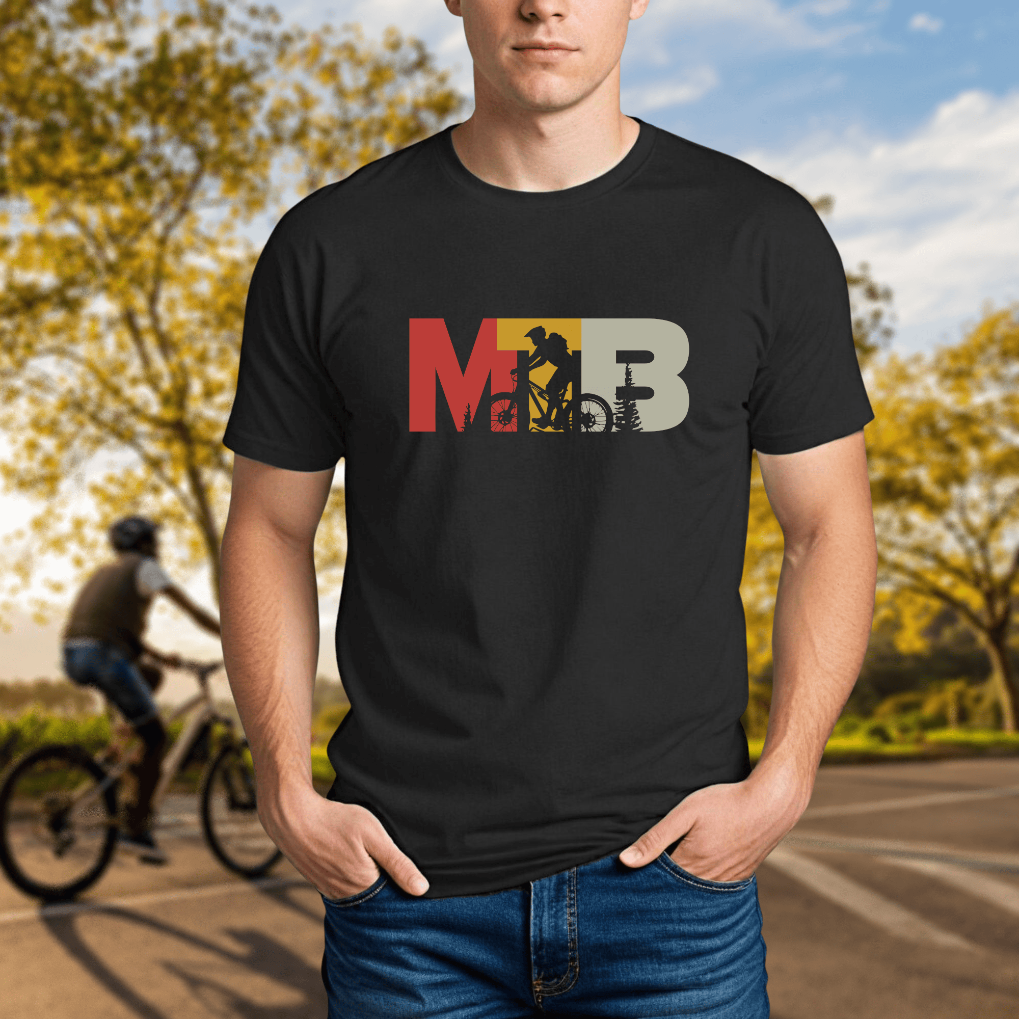 MTB Typography Silhouette - Chainline Collective