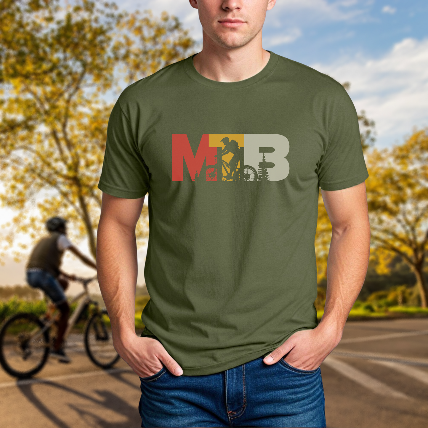 MTB Typography Silhouette - Chainline Collective