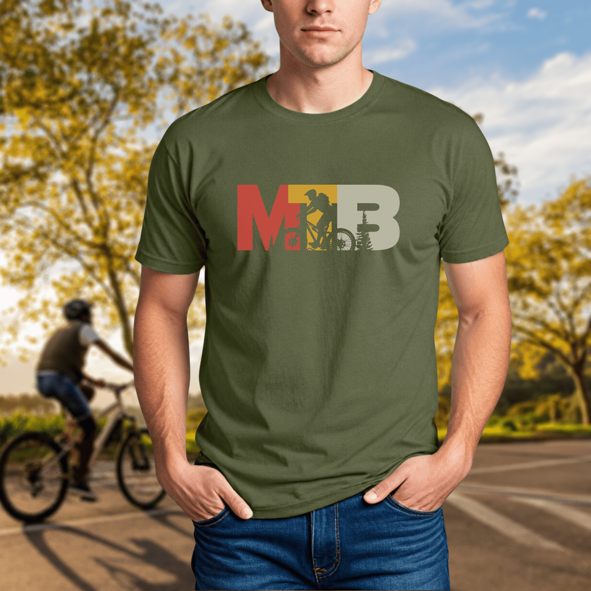 MTB Typography Silhouette - Chainline Collective