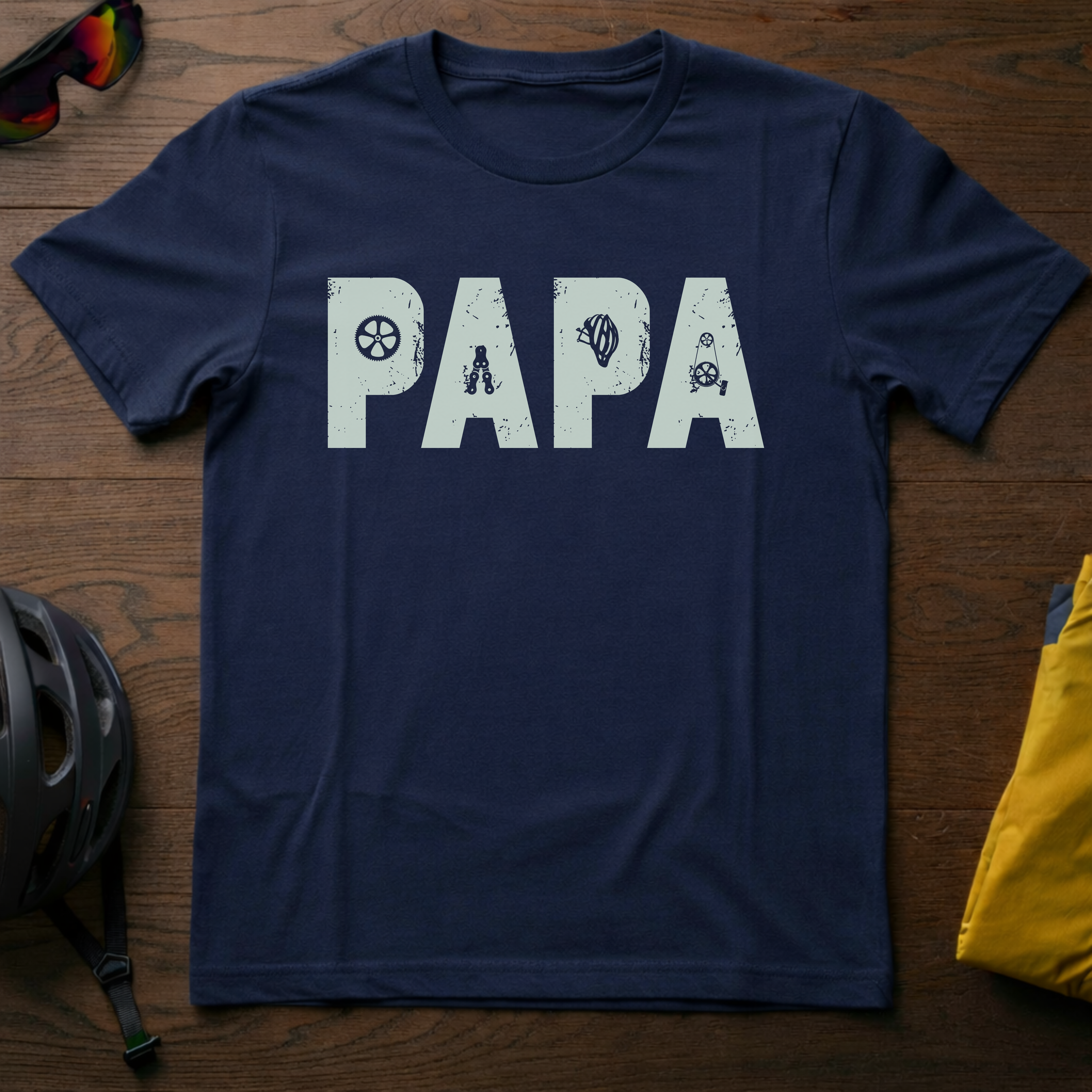 "Papa" Cyclist Tee - Chainline Collective
