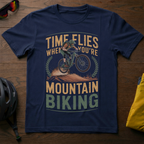 Time Flies When You're Mountain Biking Tee - Chainline Collective