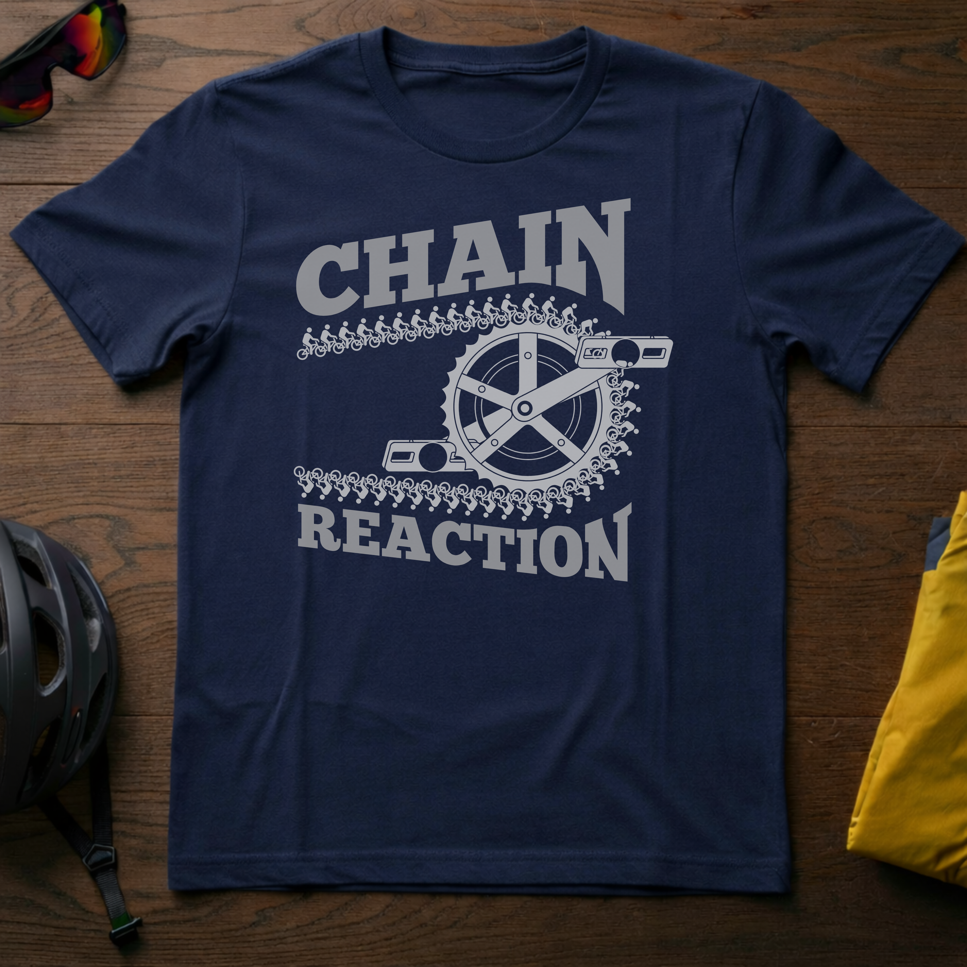 "Chain Reaction" Bike Chain Tee - Chainline Collective