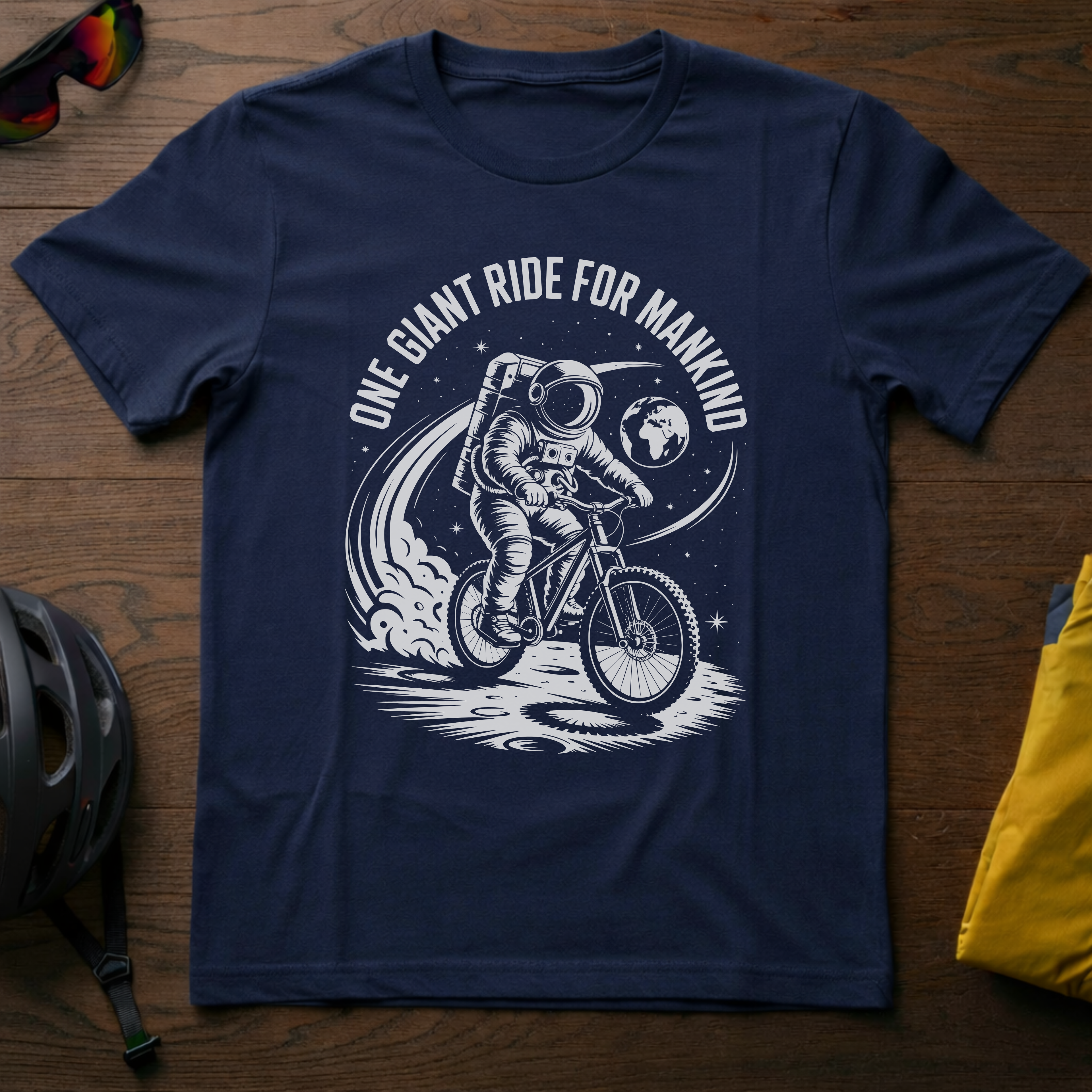 "One Giant Ride for Mankind" Tee - Chainline Collective