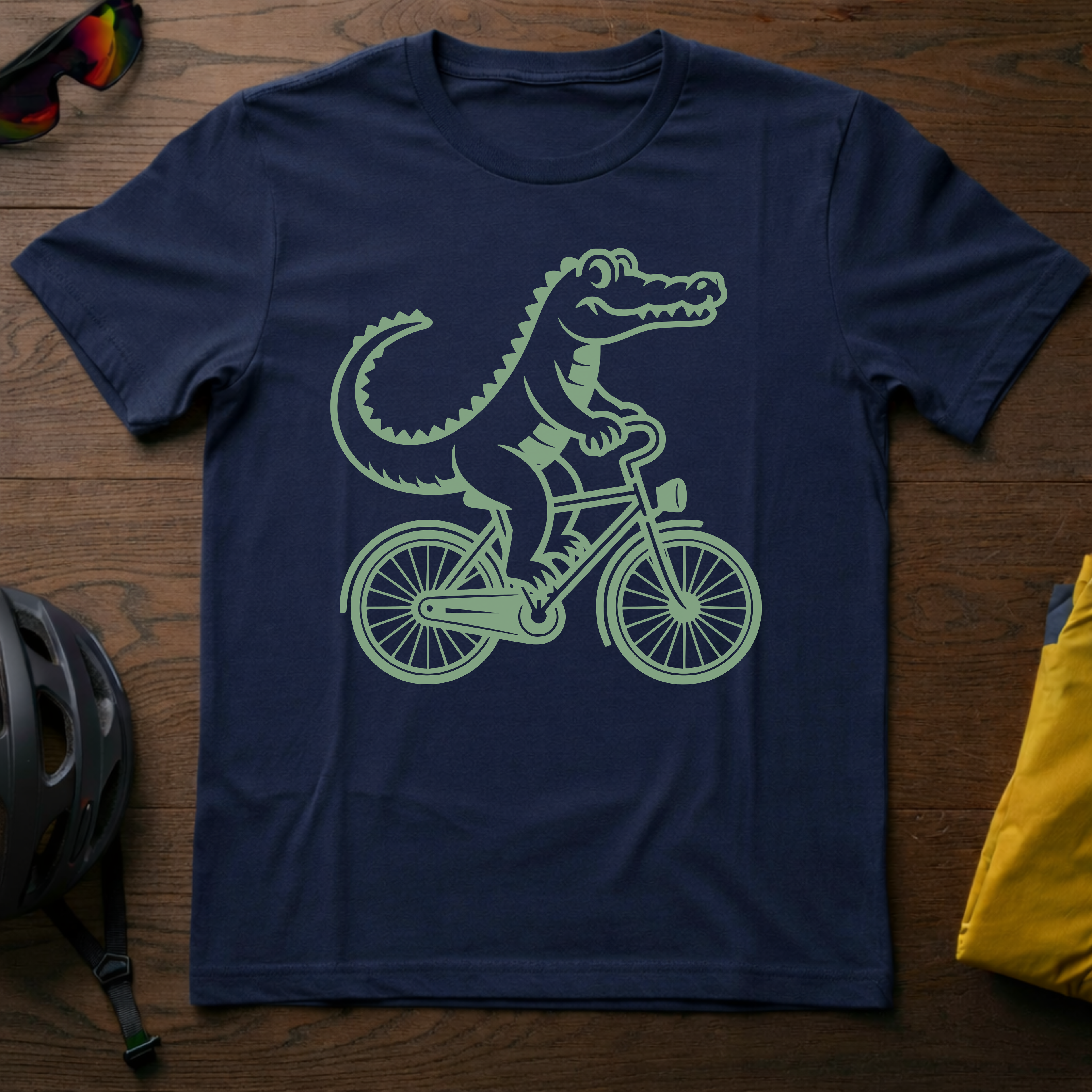Gator on a Bike Tee - Chainline Collective