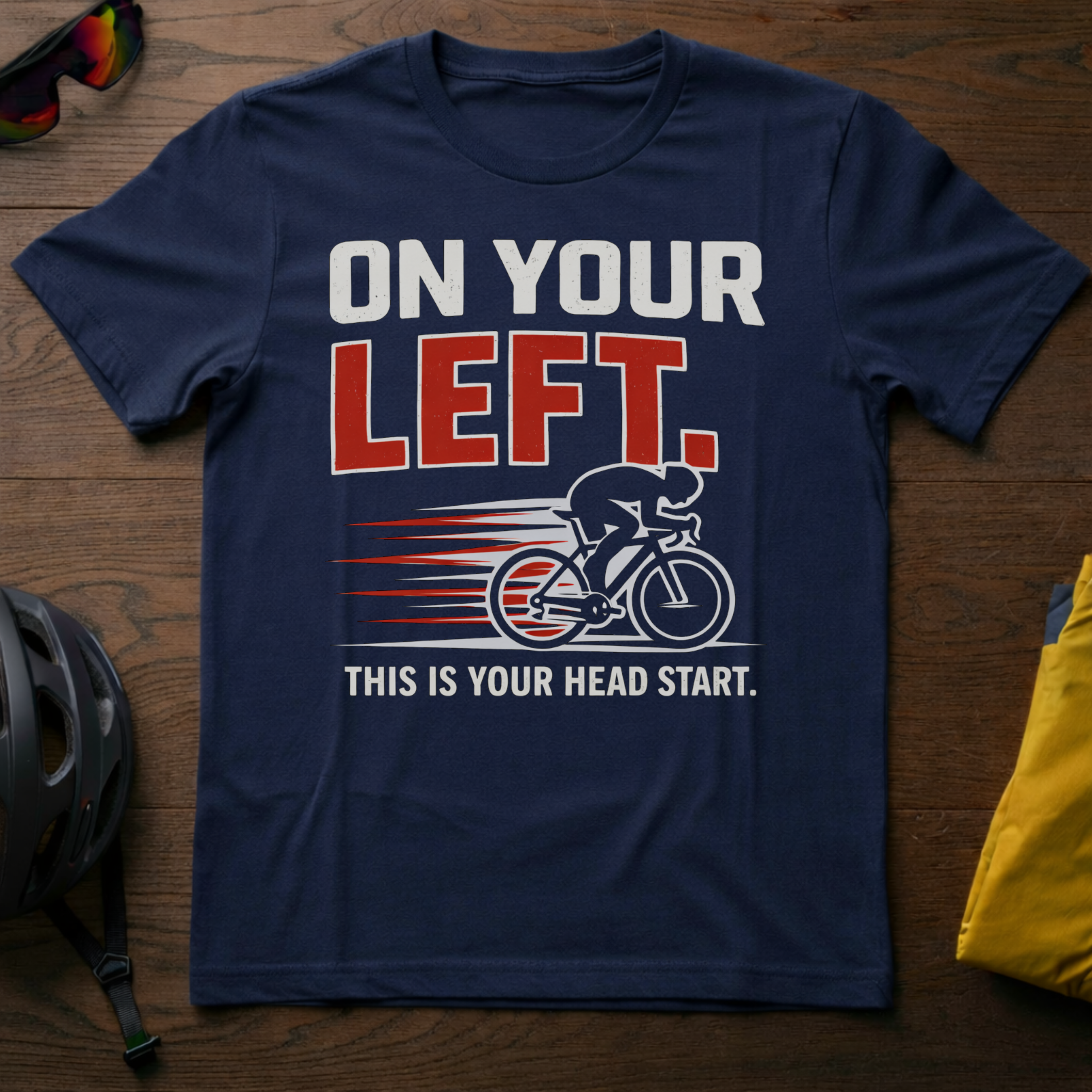 "On Your Left -- This is Your Head Start" Tee - Chainline Collective
