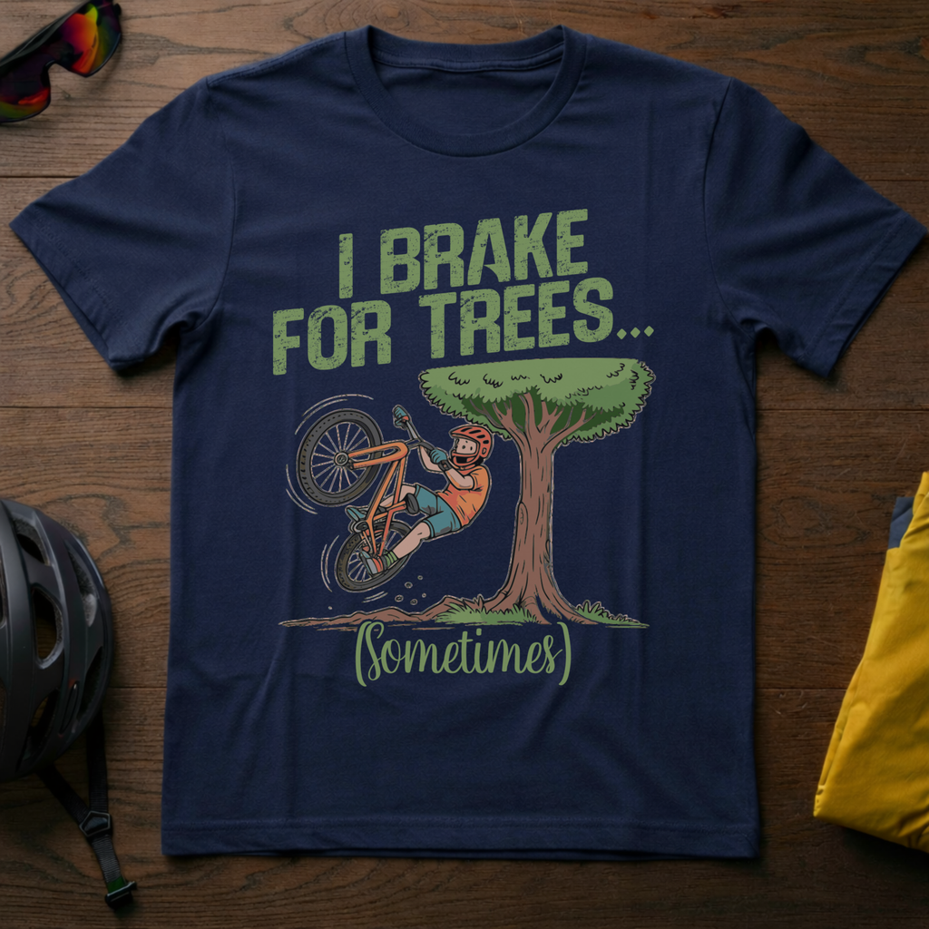 I Brake For Trees... Sometimes Tee - Chainline Collective