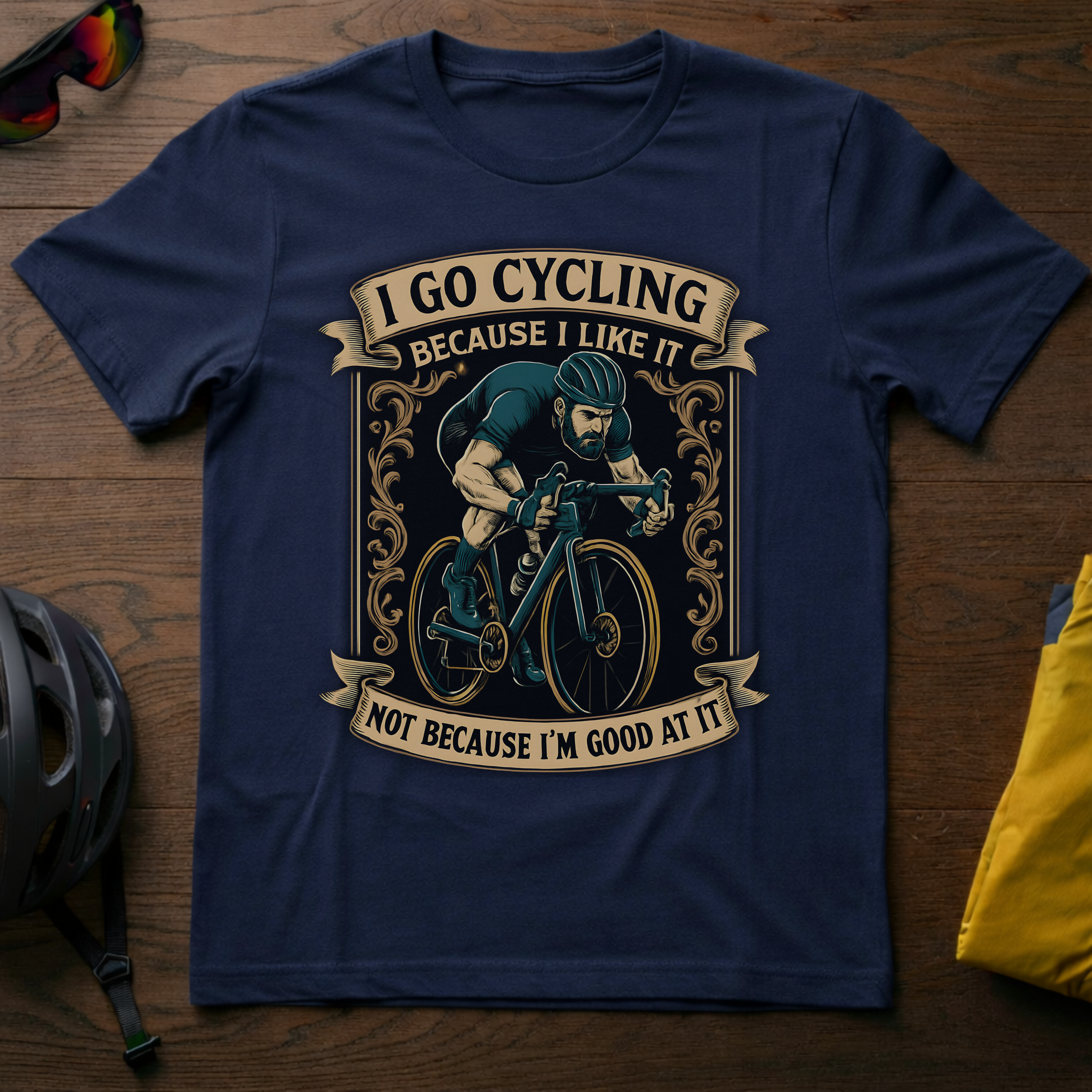 I Go Cycling Because I Like It, Not Because I'm Good At It - Chainline Collective
