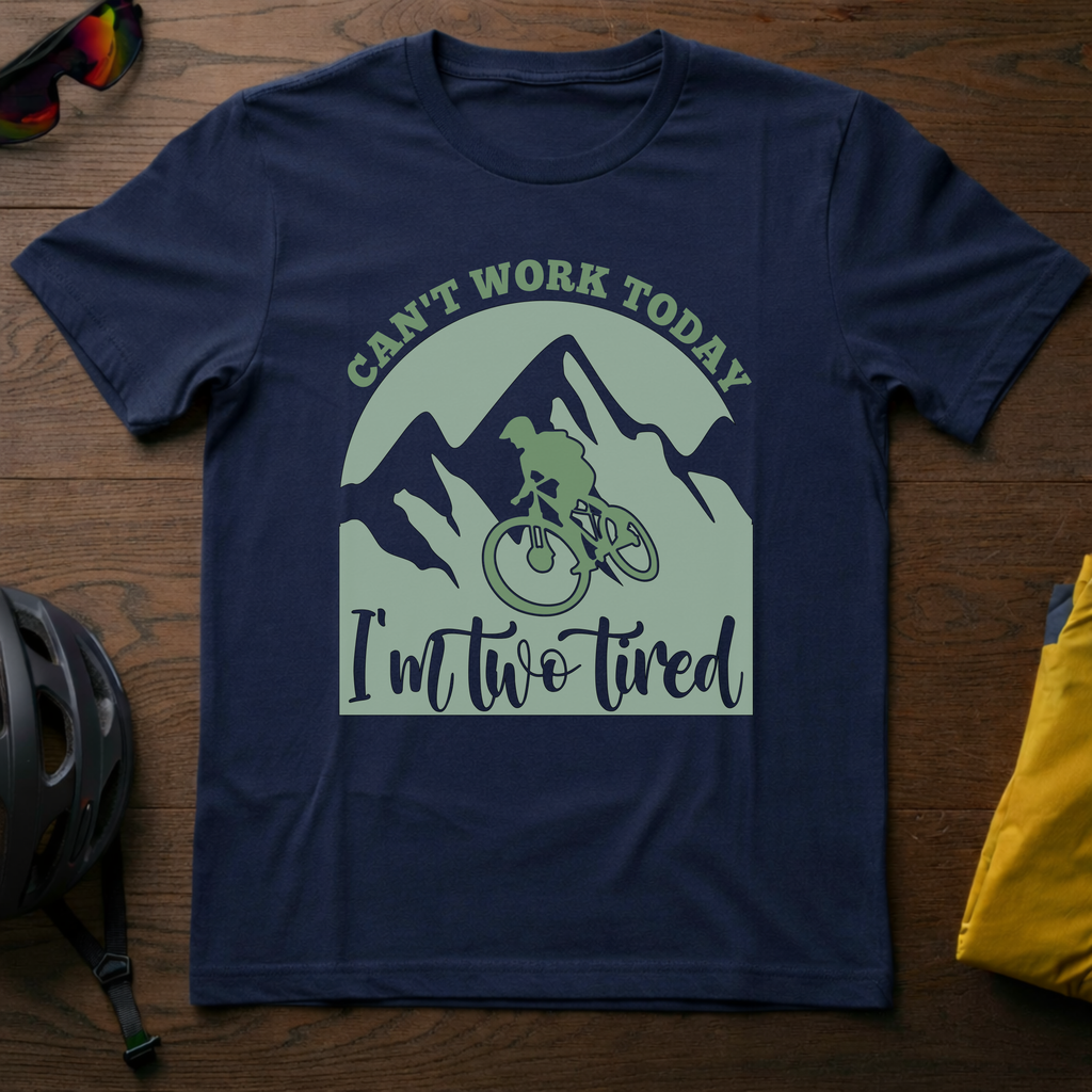 Can't Work Today I'm Two Tired - Mountain Bike - Chainline Collective