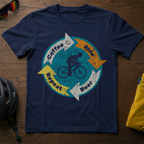 Cyclist Life Cycle T-Shirt - Coffee -> Ride -> Beer -> Repeat - Chainline Collective