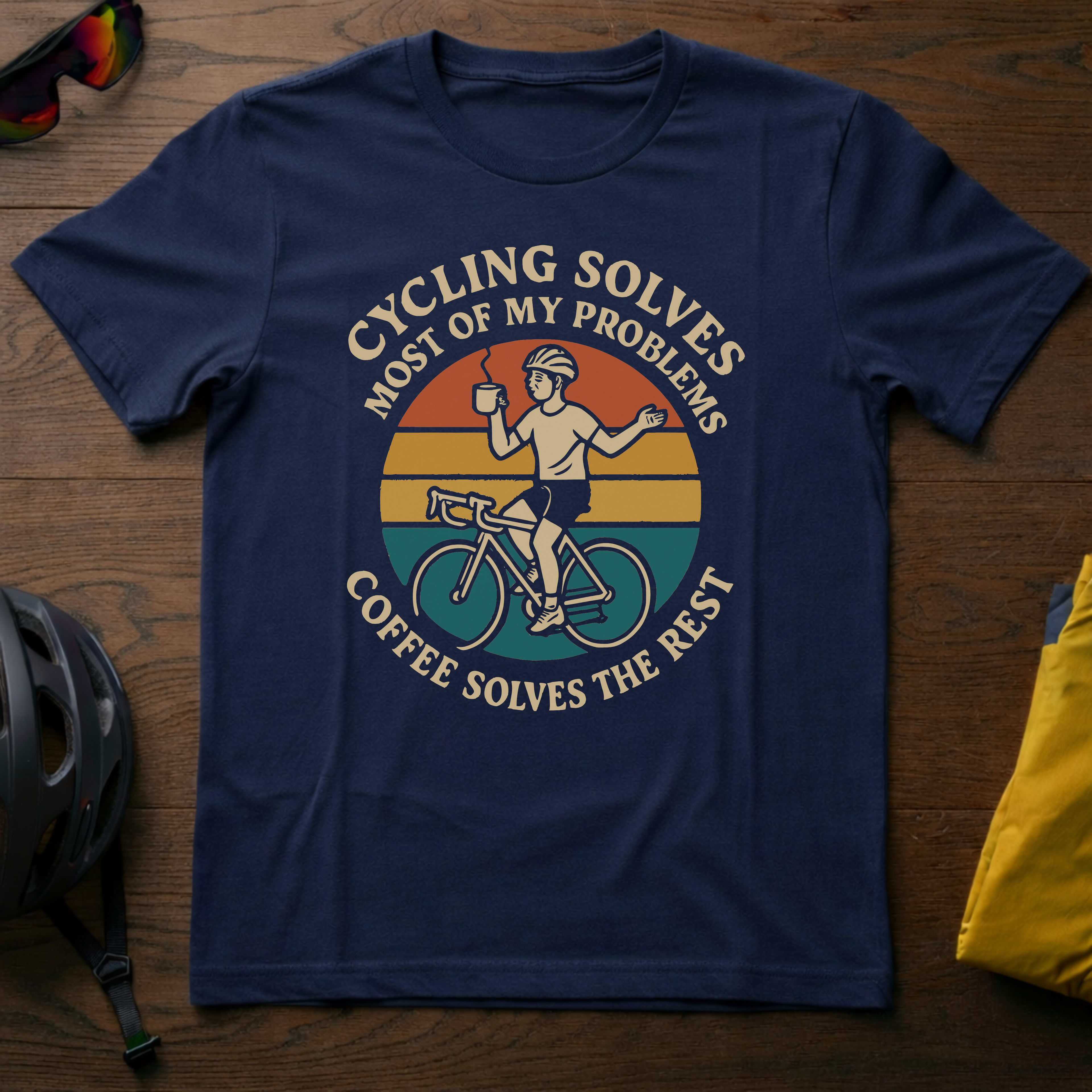 Cycling Solves Most of my Problems. Coffee Solves the Rest - Chainline Collective