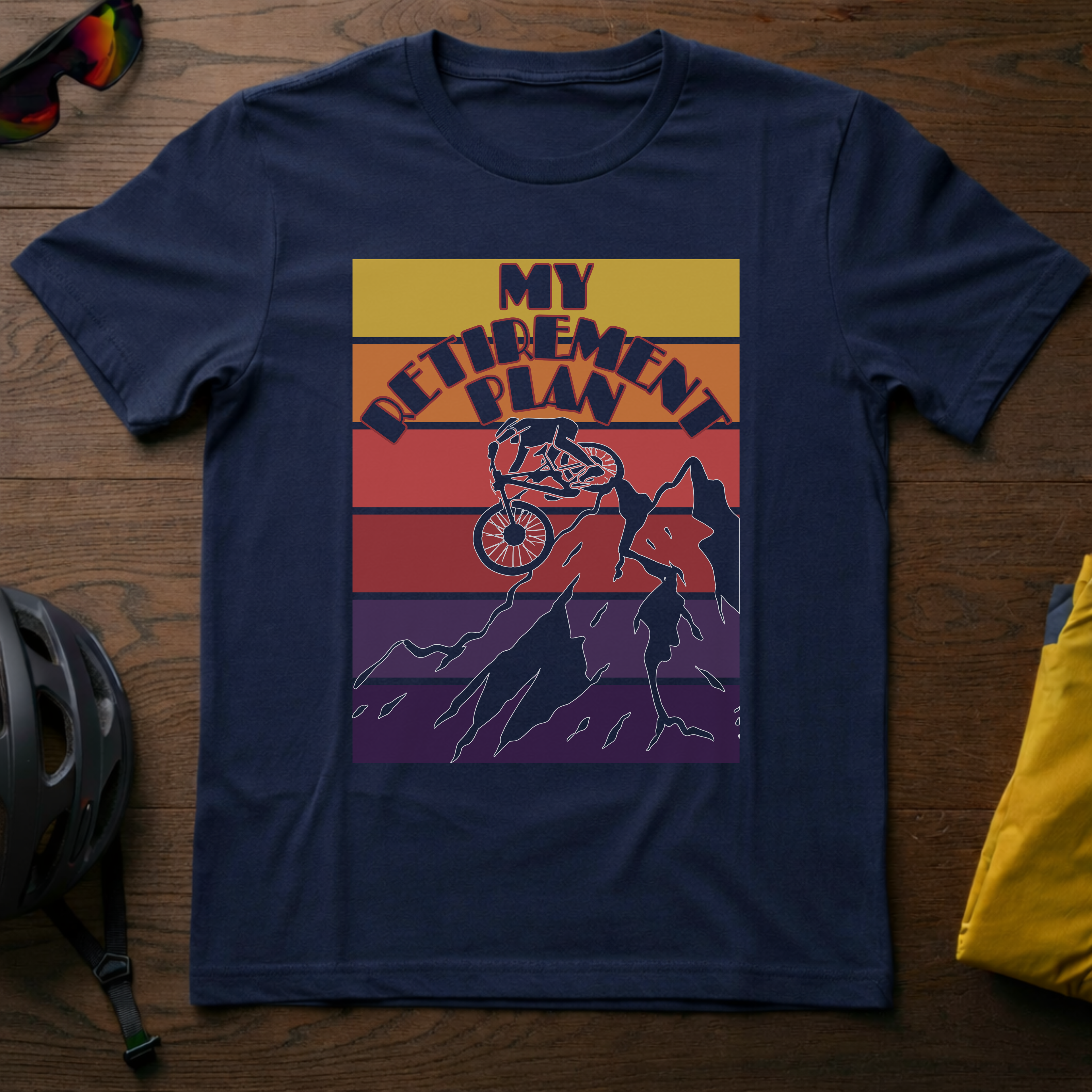 My Retirement Plan Tee, MTB Version - Chainline Collective