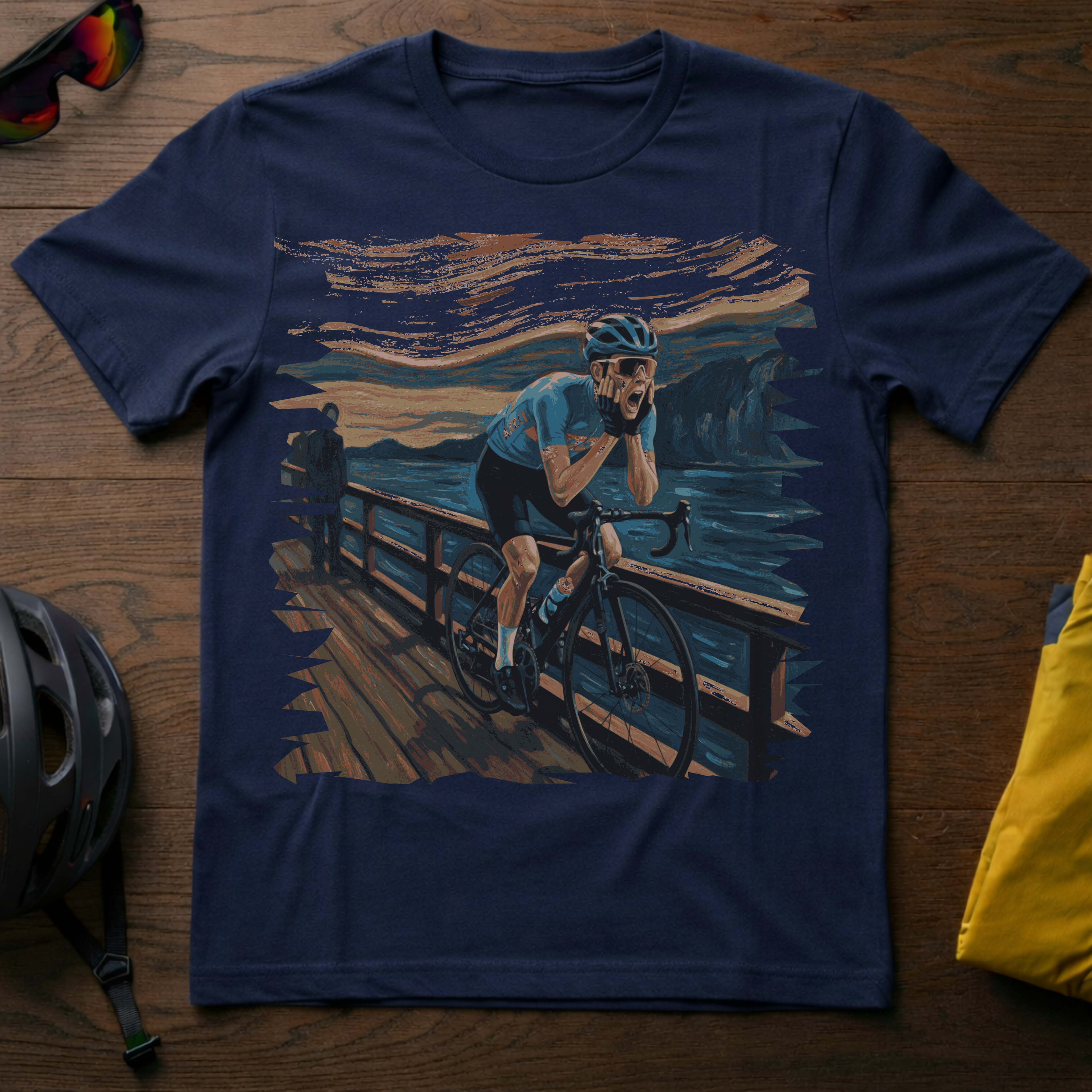 "The Scream" Cyclist Tee - Chainline Collective