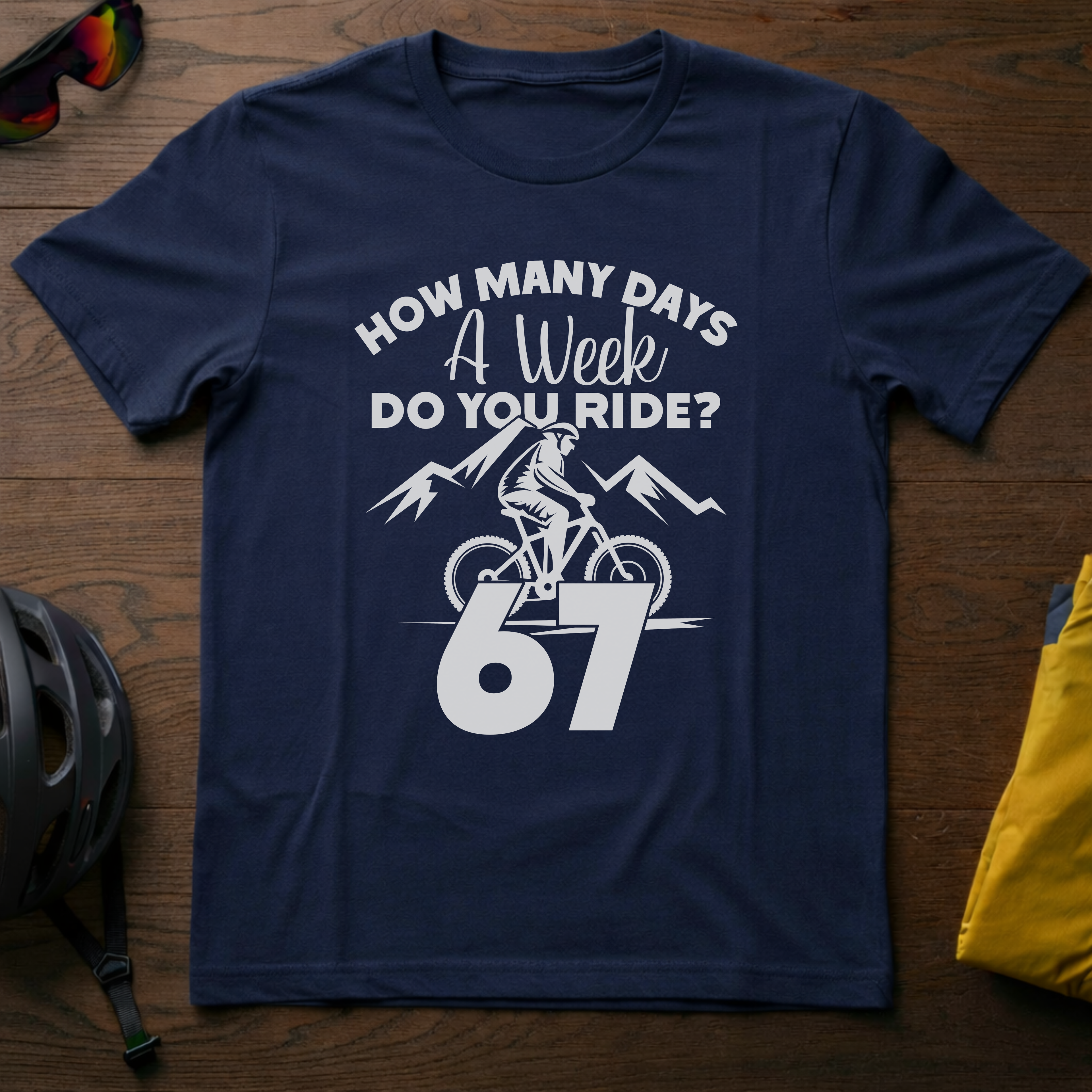 "How Many Days a Week do You Ride?" Tee - Chainline Collective