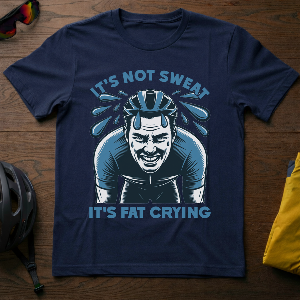 "It's Not Sweat, It's Fat Crying" Tee - Chainline Collective