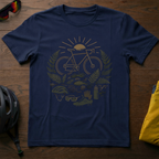 Cycling Nature Scene Tee - Chainline Collective