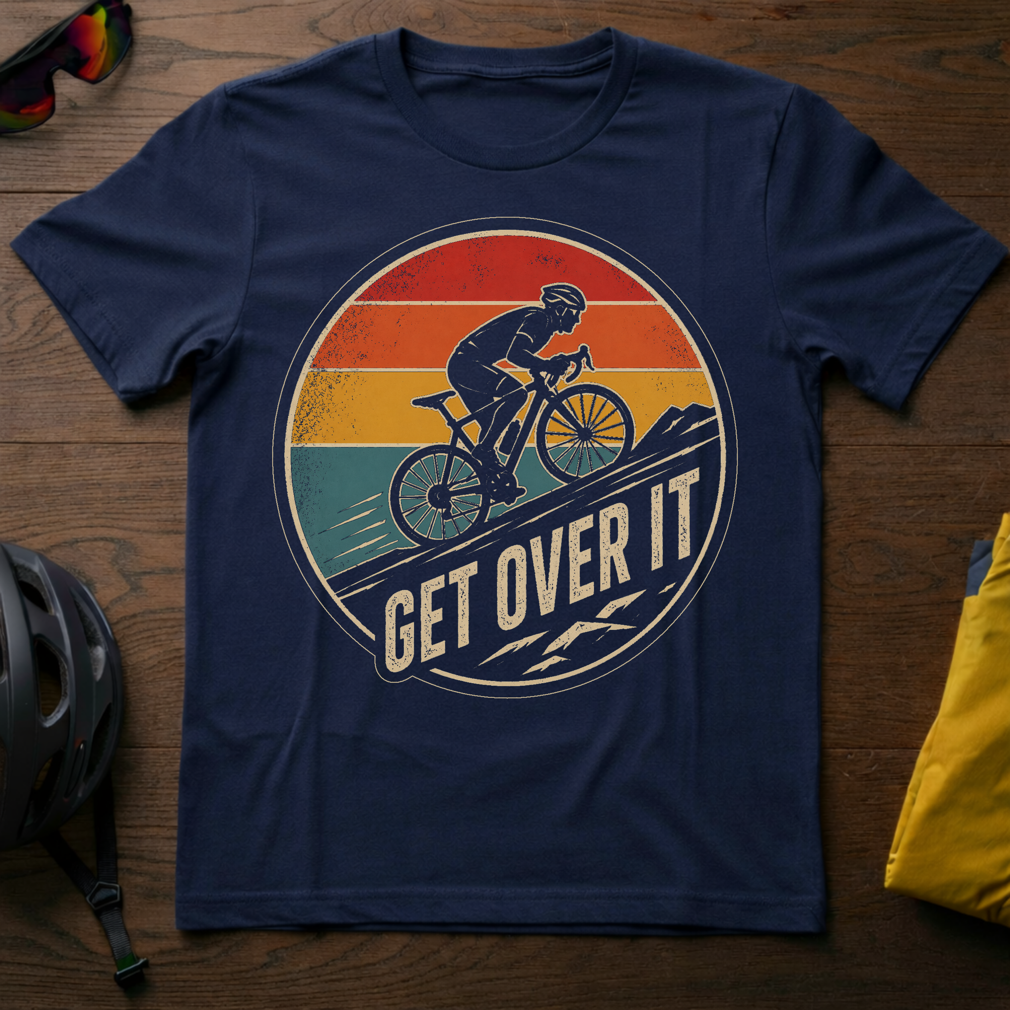 "Get Over It" Hill Climb Tee - Chainline Collective