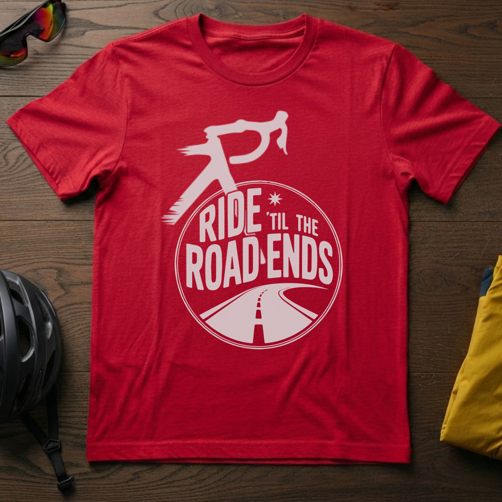 Ride 'Til the Road Ends Tee - Chainline Collective