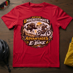 Never Underestimate the Advantages of an E-Bike Tee - Chainline Collective