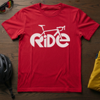 "Ride" Typography Art Tee - Chainline Collective