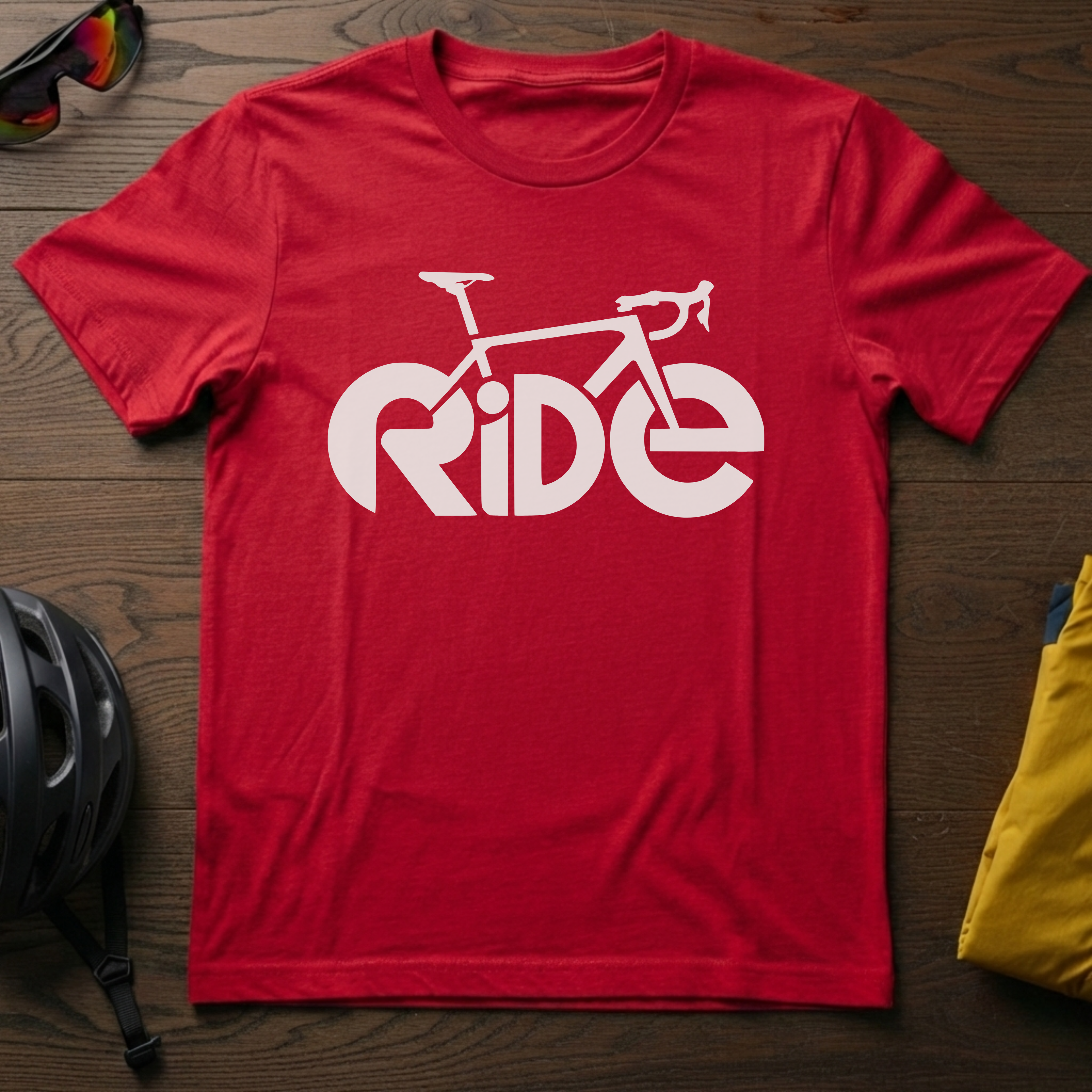 "Ride" Typography Art Tee - Chainline Collective