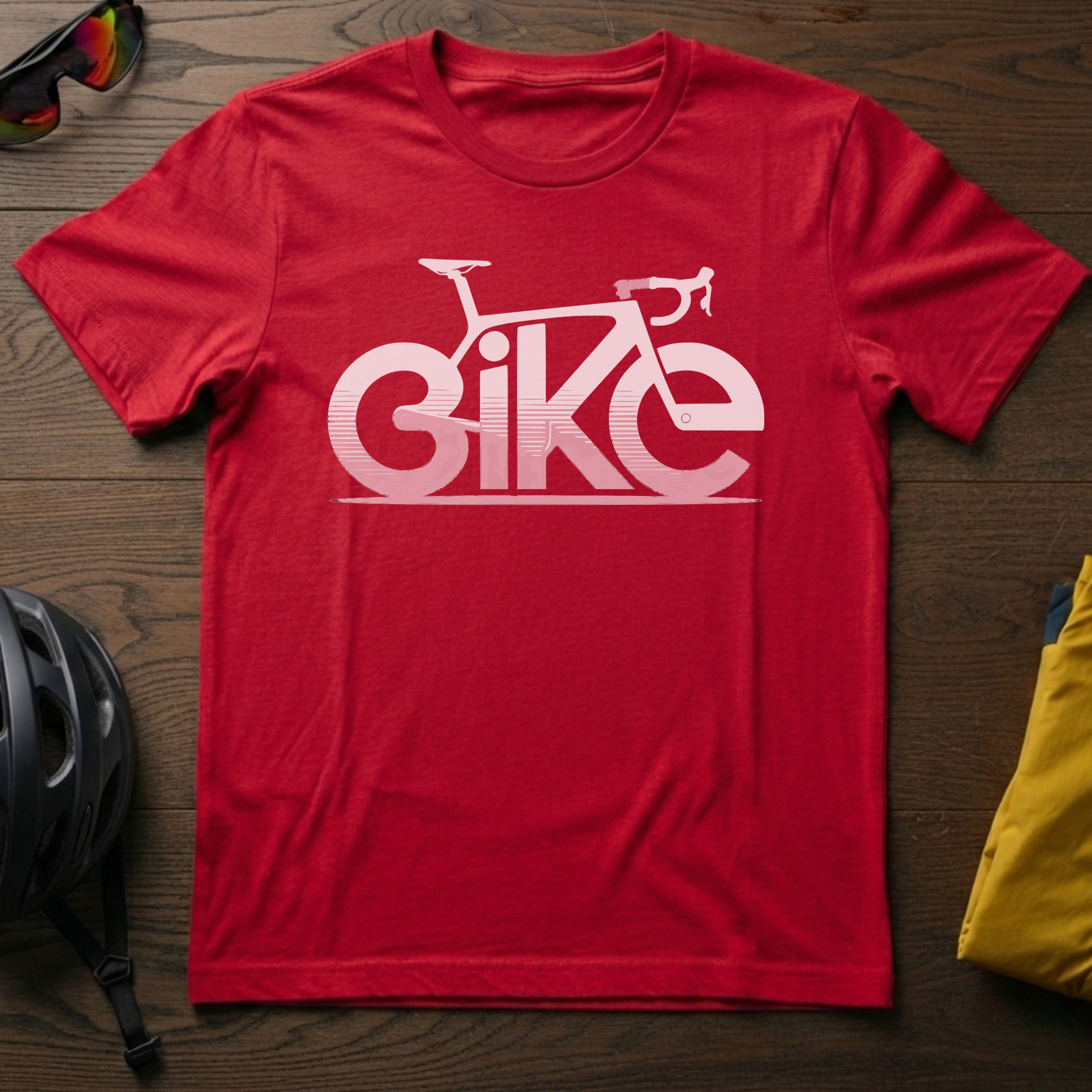 Bike Typography Art Tee - Chainline Collective