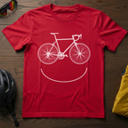 Smiley Bike T-Shirt - Chainline Collective