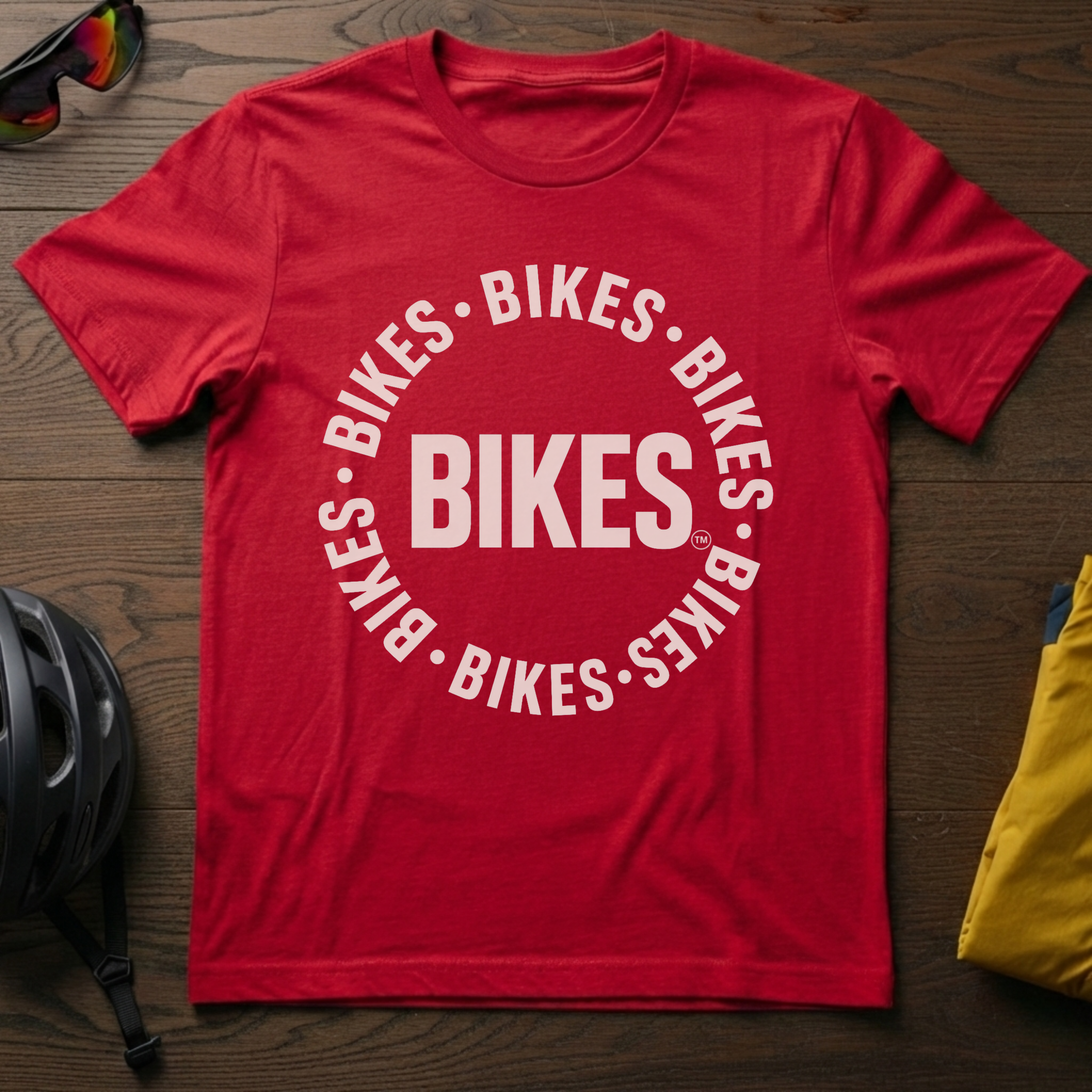"Bikes" Logo-Style Tee - Chainline Collective