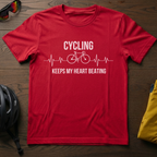 Cycling Keeps My Heart Beating EKG - Chainline Collective