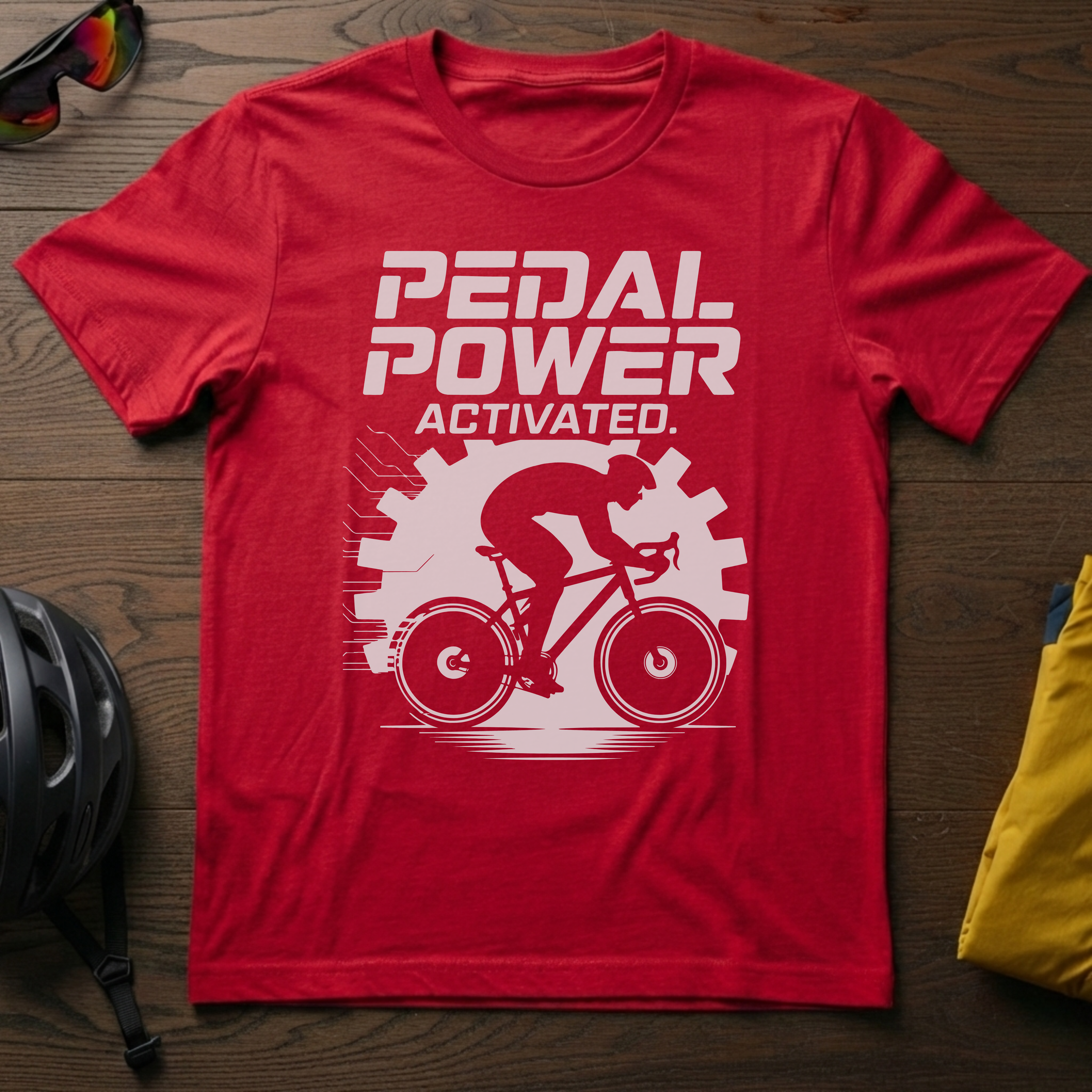 Pedal Power Activated Tee - Chainline Collective
