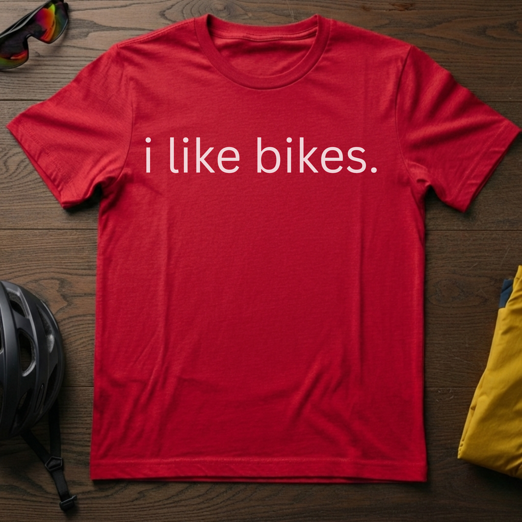 "I like bikes" Tee - Chainline Collective